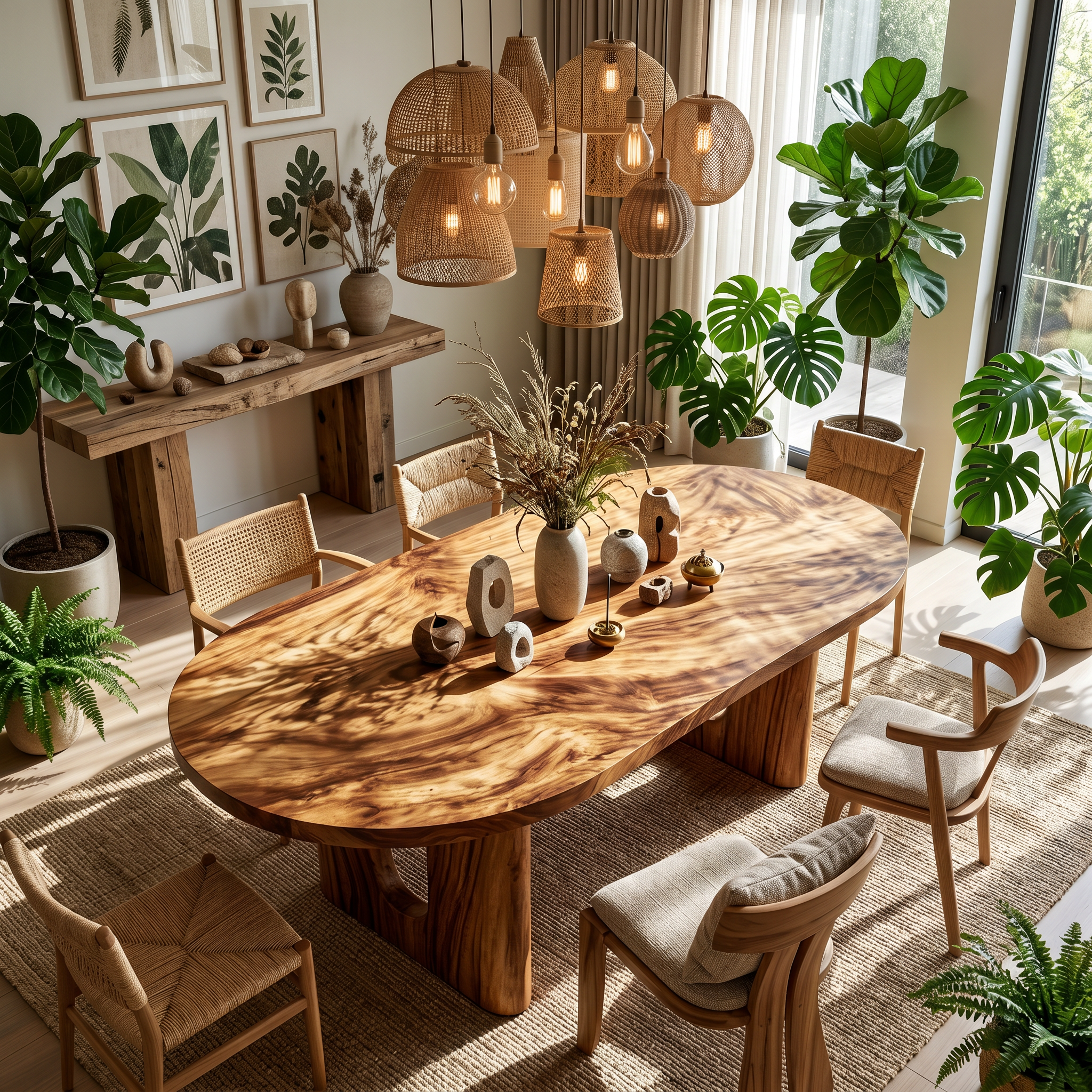 Rustic Dining Table For Farmhouse Dining Space SILDTTRDN049