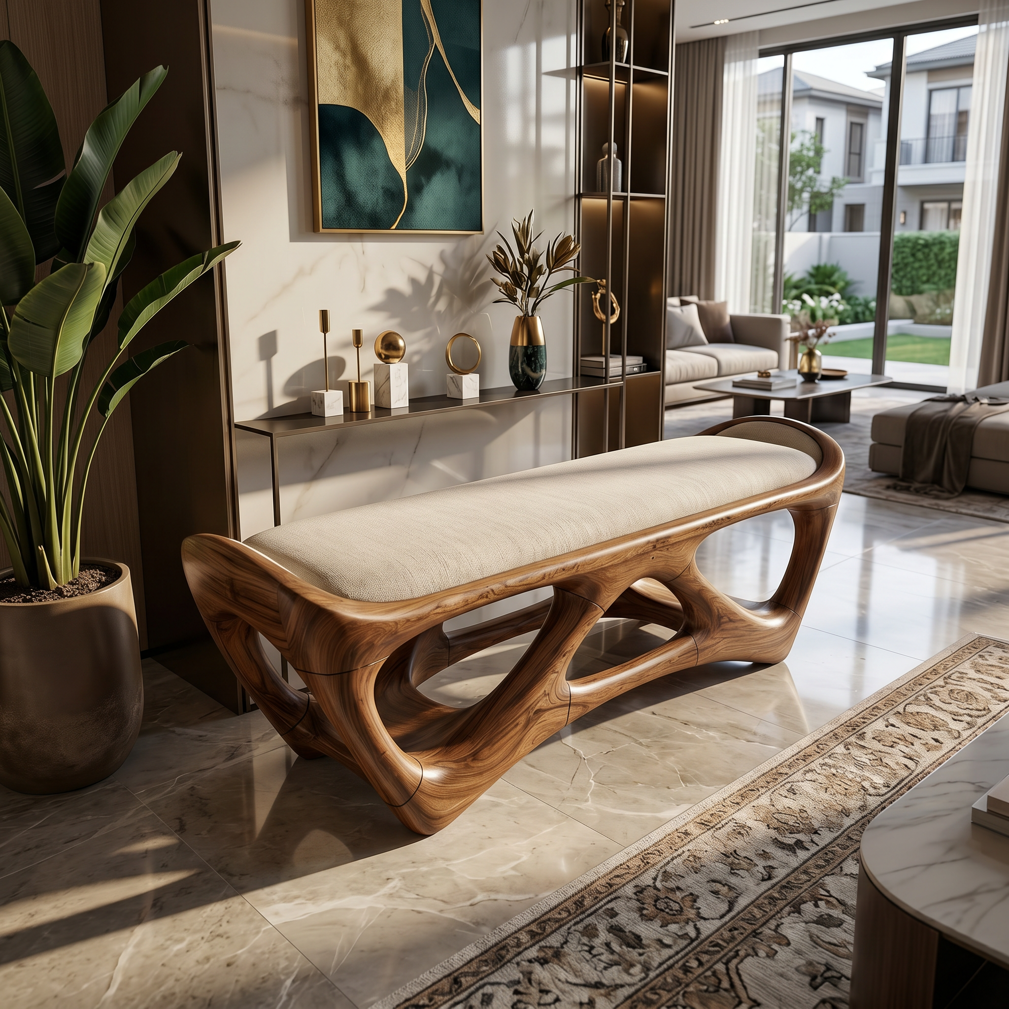 Designer Wooden Bench Creative Studio SILDTTRBEN077