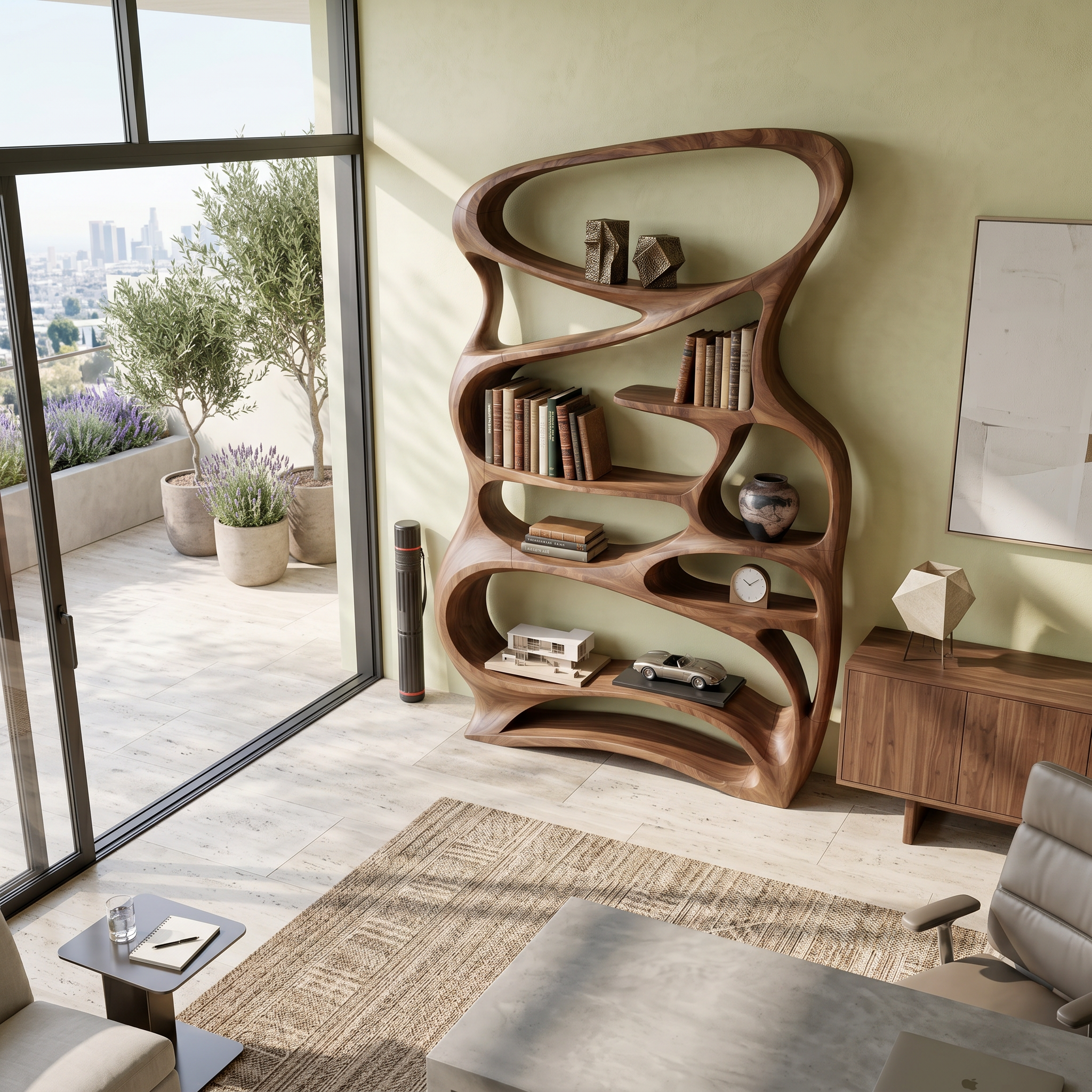 Contemporary Reading Shelf For Peaceful Reading Corner SILDTTNBS050