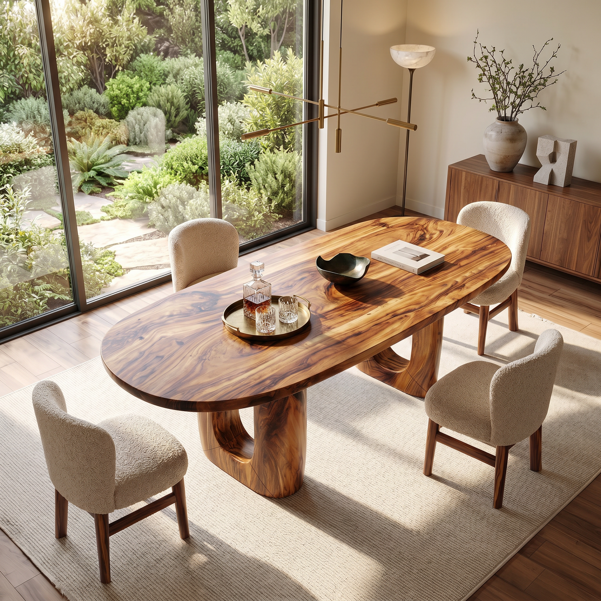 Organic Dining Room Table For Luxury Home SILDTTRDN047