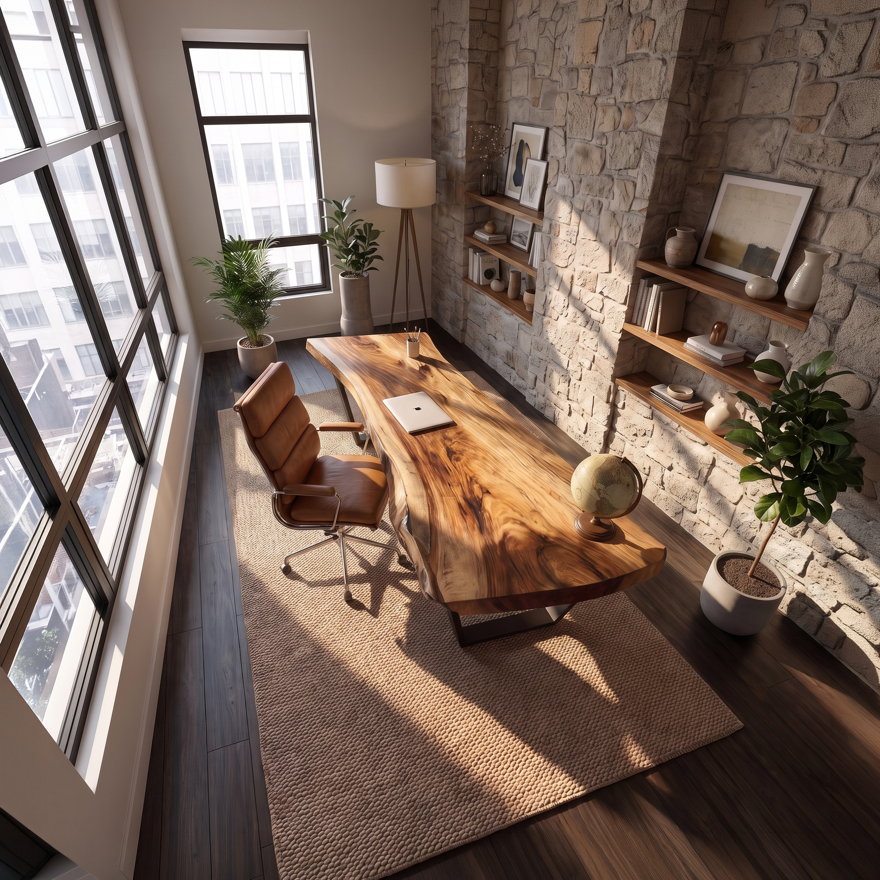 Modern Solid Wood Desk For Bedroom Furniture SILDTTNDE016