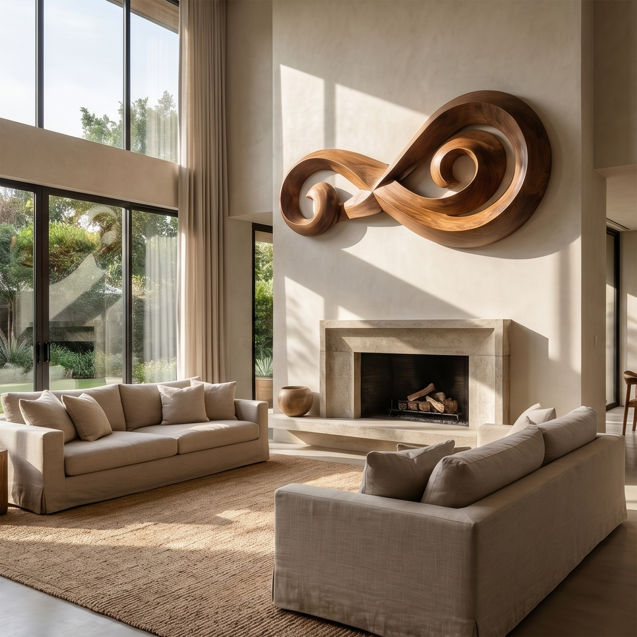 Infinity Music Note Wooden Wall Art For Entryway And Living Room SINLSAWD082