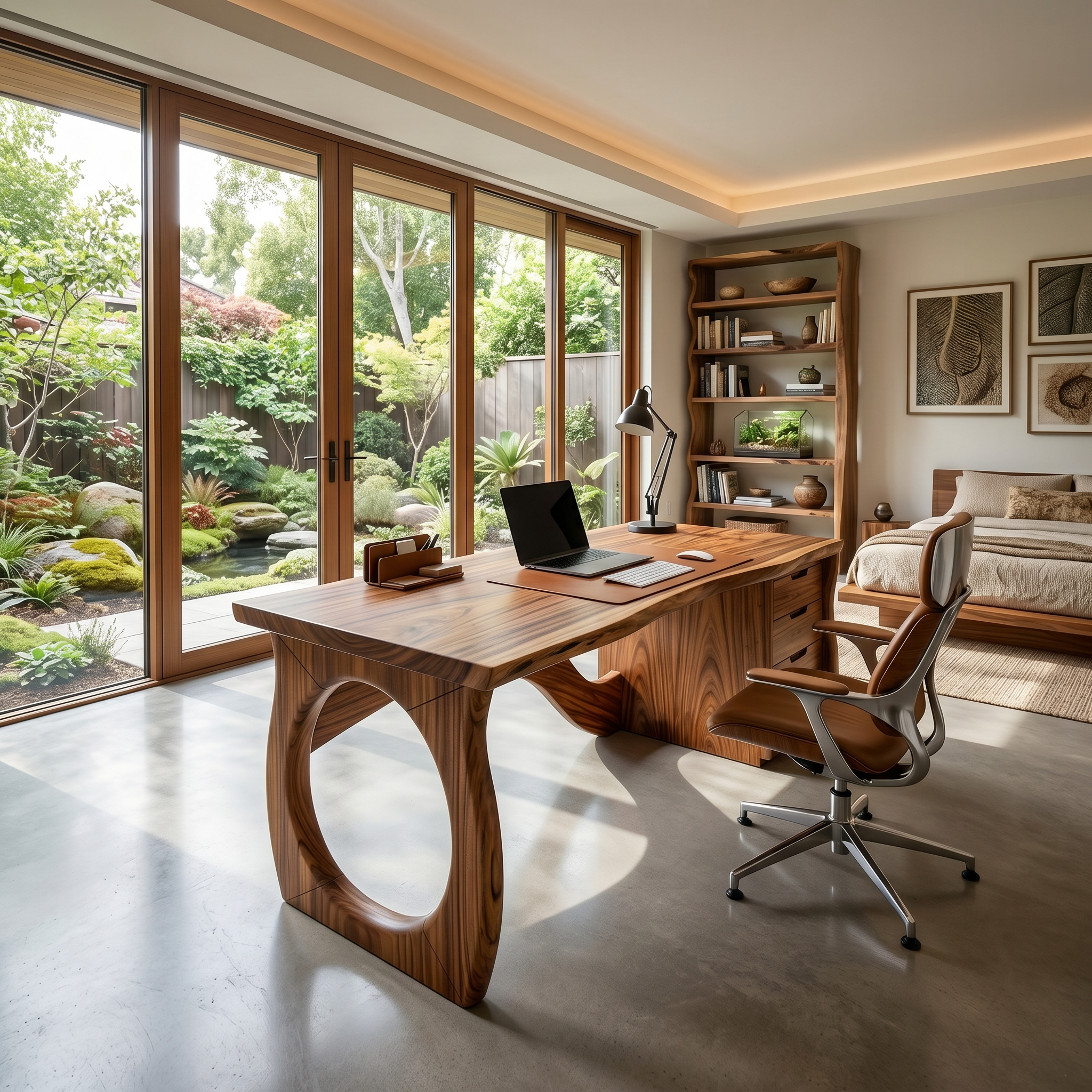 Contemporary Executive Desk Designer Workspace SILDTTRDE031