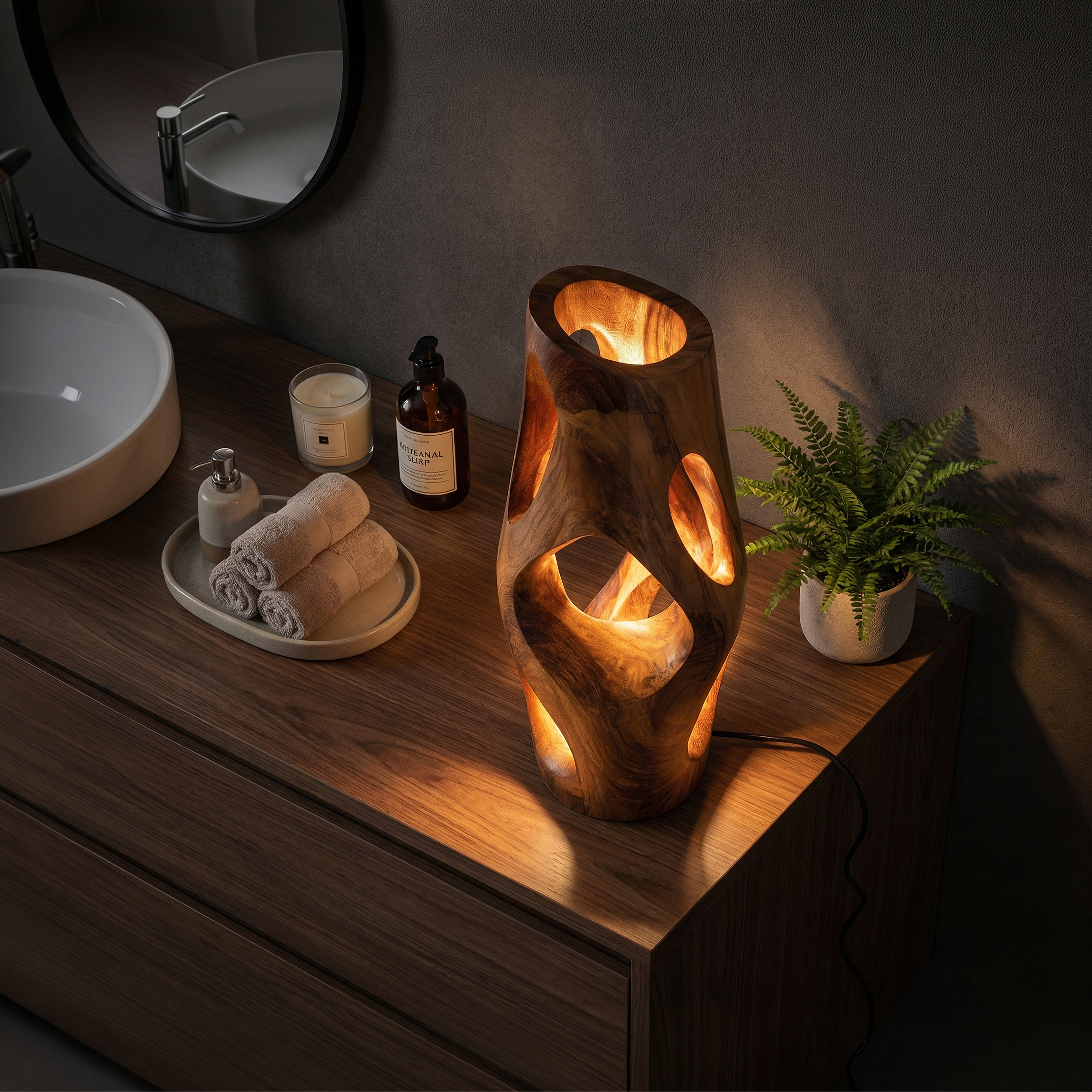 Organic Decorative Lamp Living Room Loft Apartment Reading Corner SILDTTRLAM025