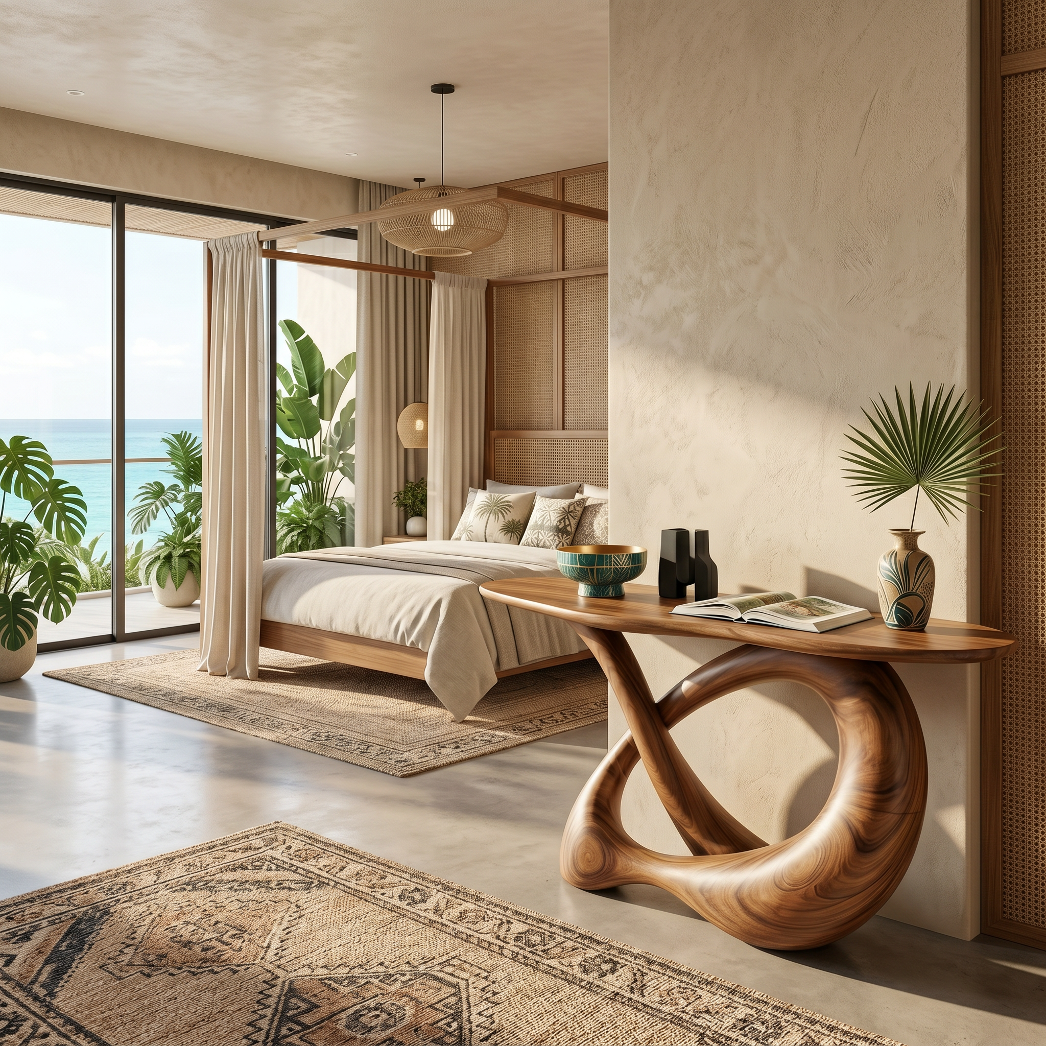 Modern Infinity Console Table Designer Interior SILDTTRCS078