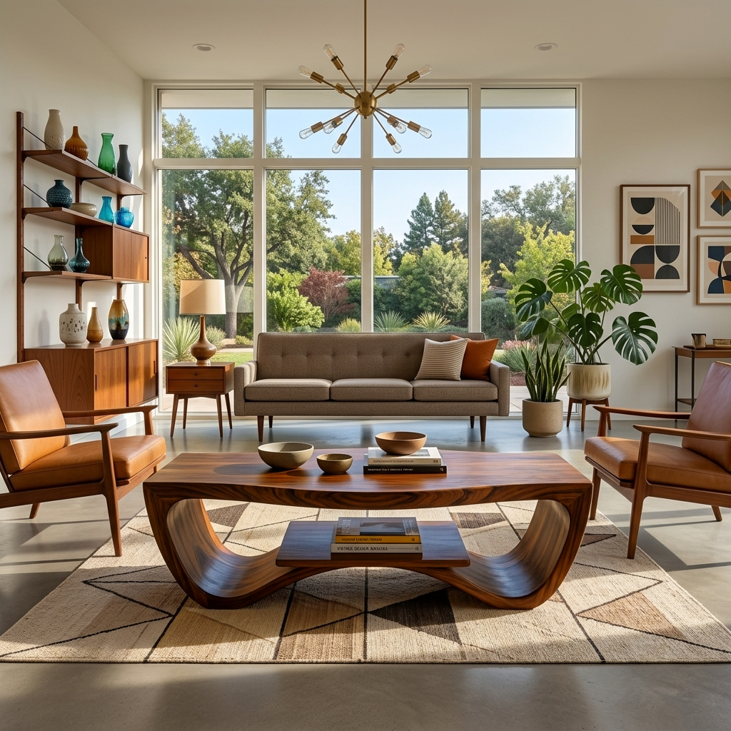 Luxury Coffee Table With Shelf For Living Room RTTHTTCF025