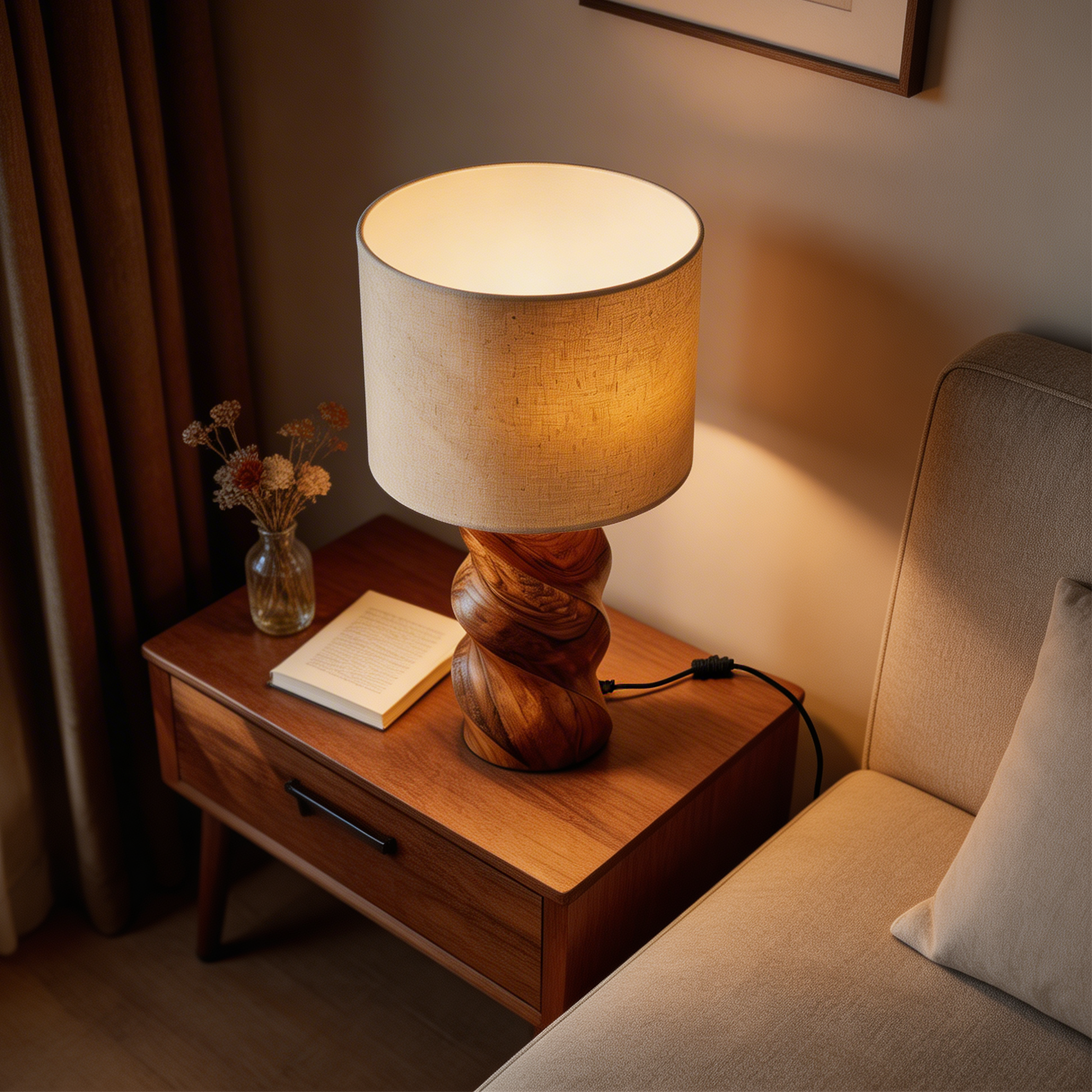 Mid Century Accent Lamp Living Room Bedroom Apartment Corner Space SILDTTRLAM040