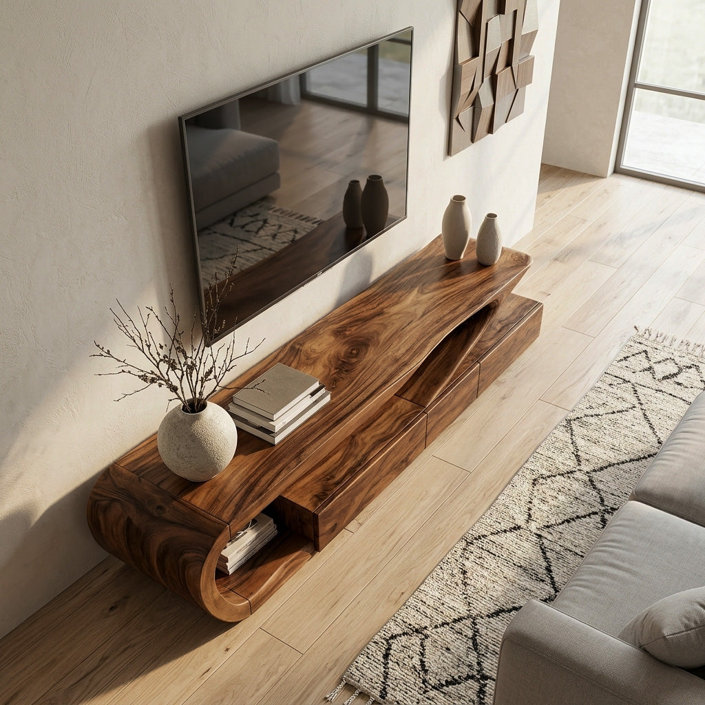 Minimalist TV Console For Living Room RTTHHNTVC085