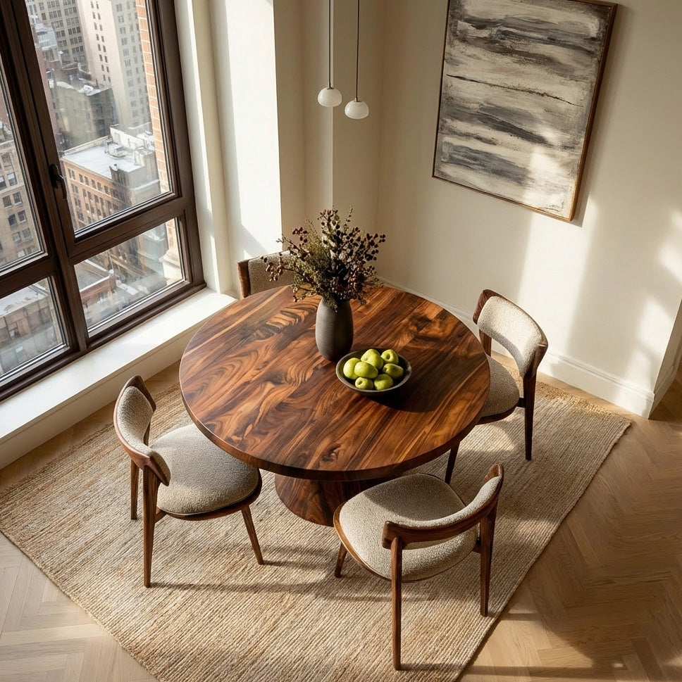 Artistic Pedestal Dining Table For Dining Furniture RTTHHNDN057