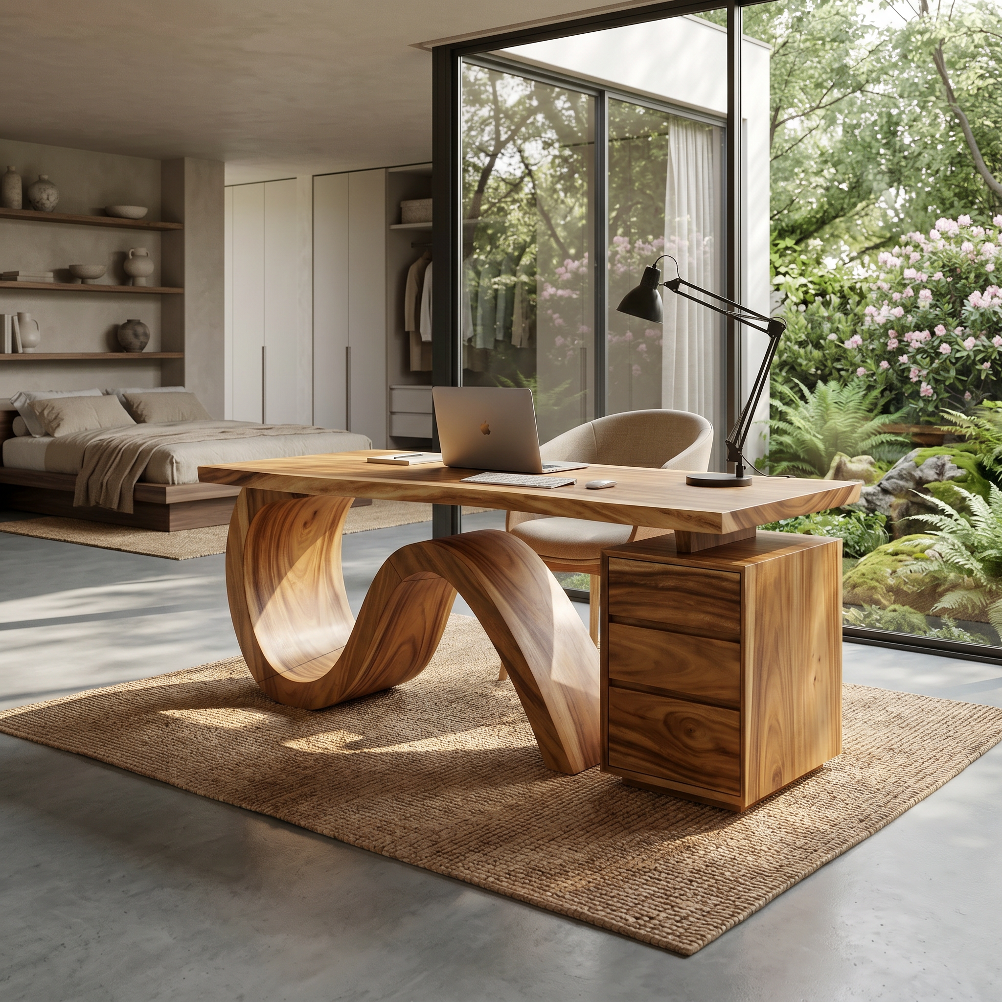 Organic Live Edge Executive Desk City Office SILDTTRDE027