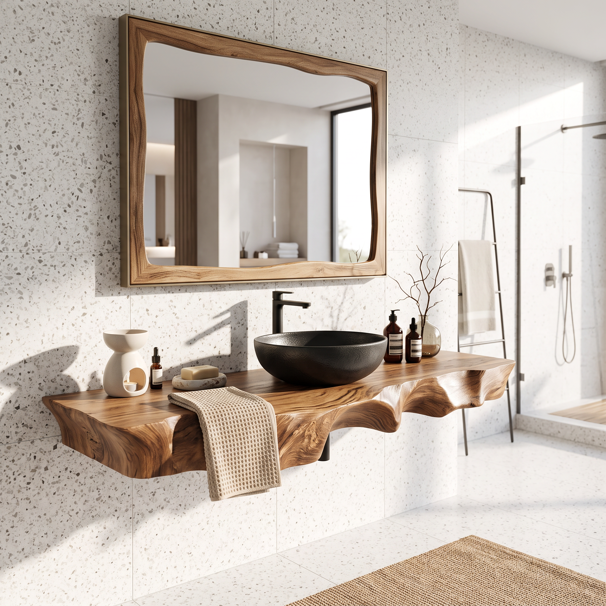 Farmhouse Solid Wood Vanity For Classic Bathroom SILDTTRBAS028