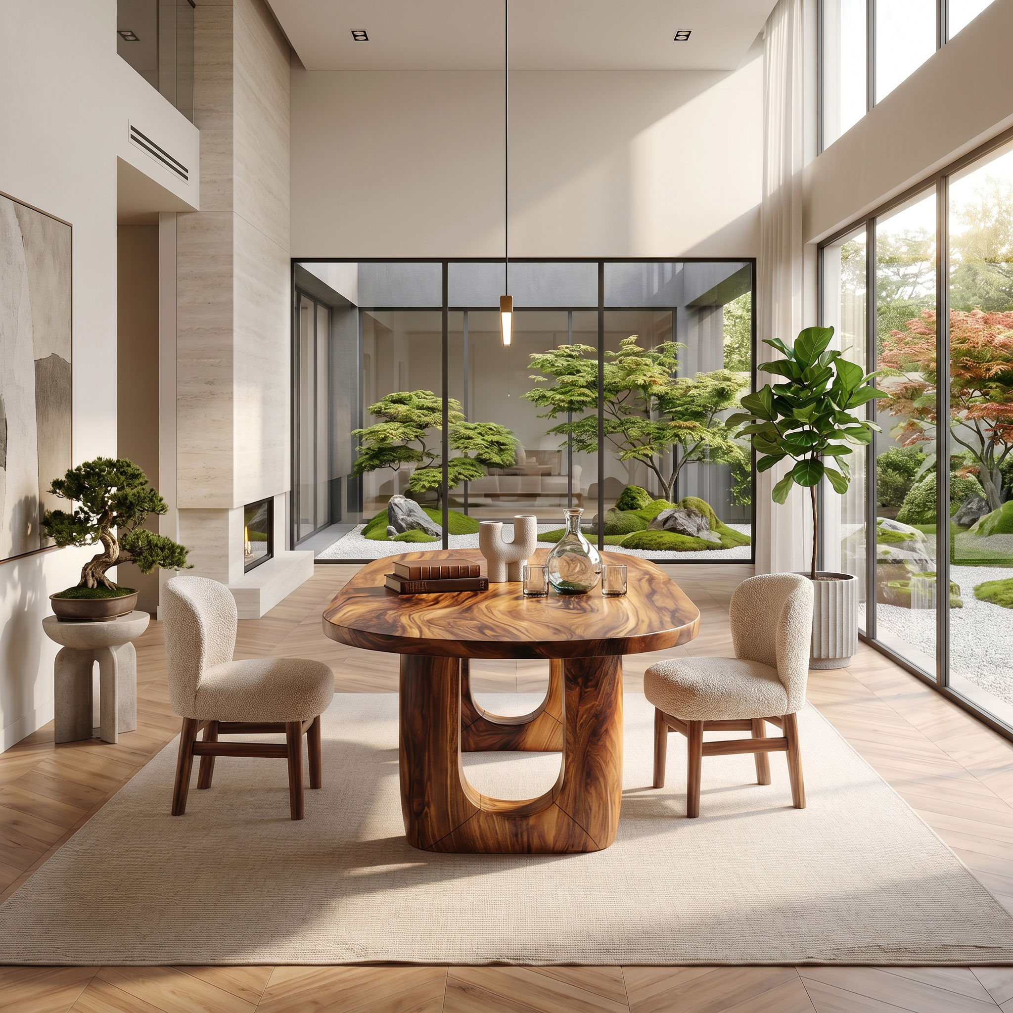 Organic Dining Room Table For Luxury Home SILDTTRDN047