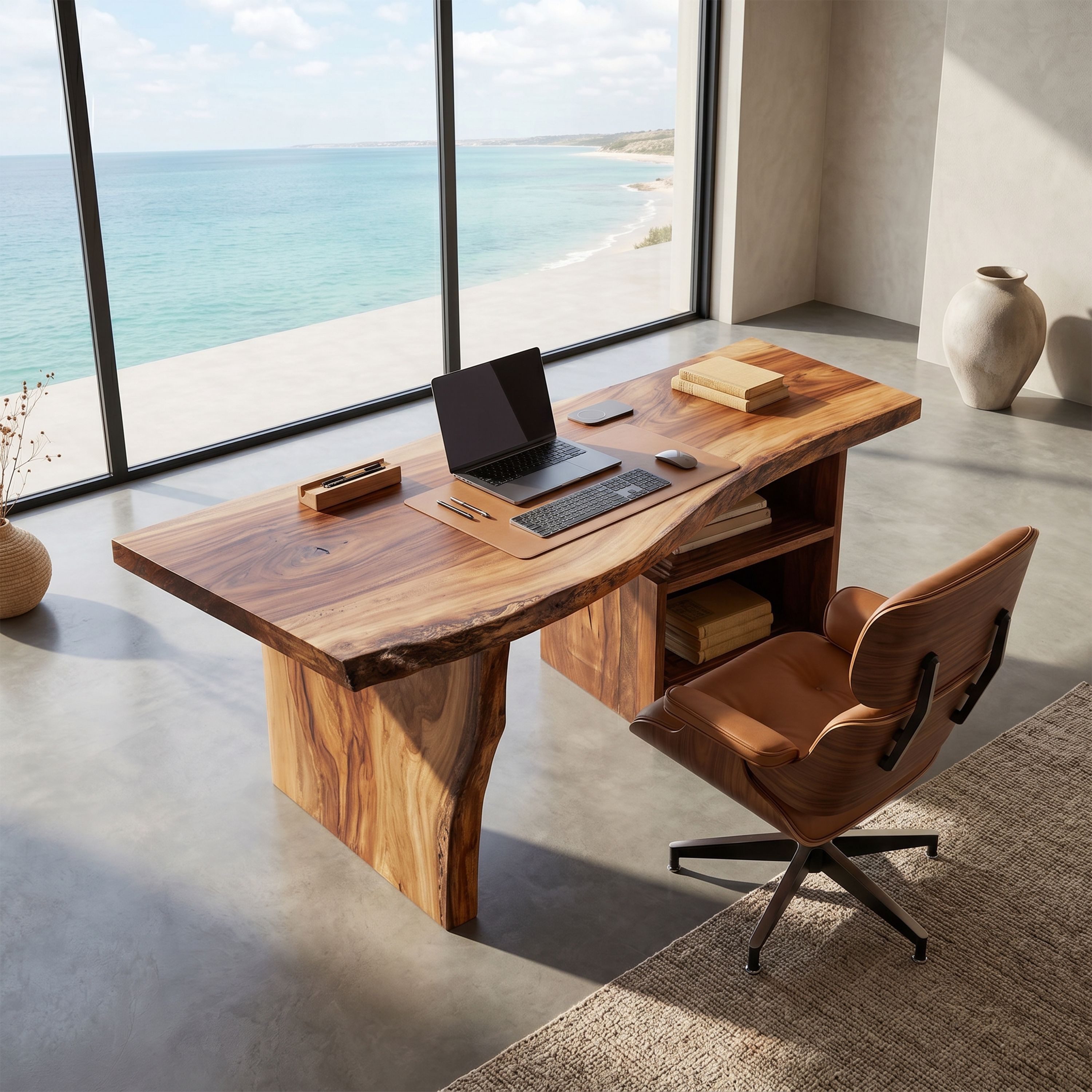 Modern Vanity Desk With Storage Drawers For Bedroom SILDTTRDE016