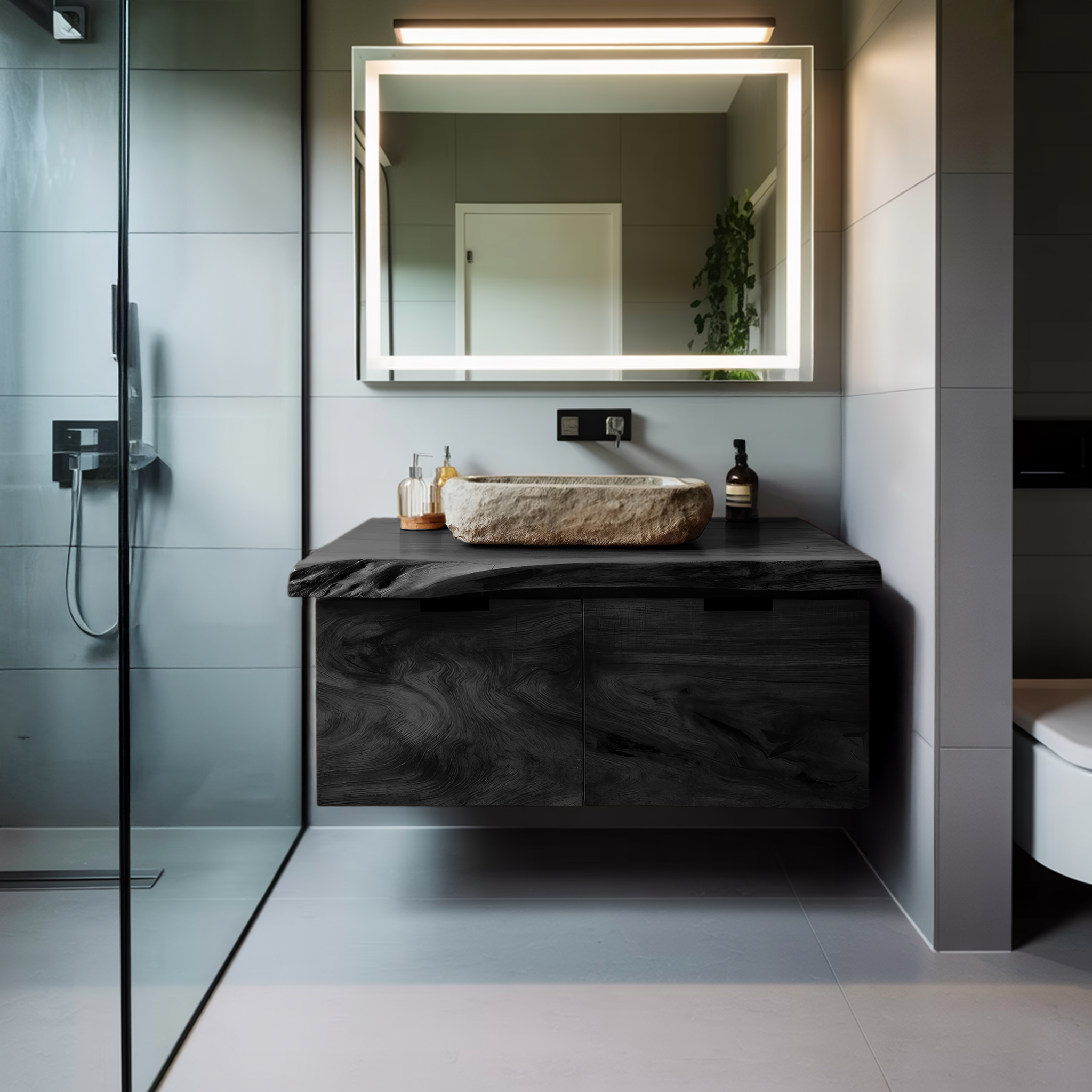 Contemporary Floating Bathroom Vanity For Bathroom RTTHTTBRV004