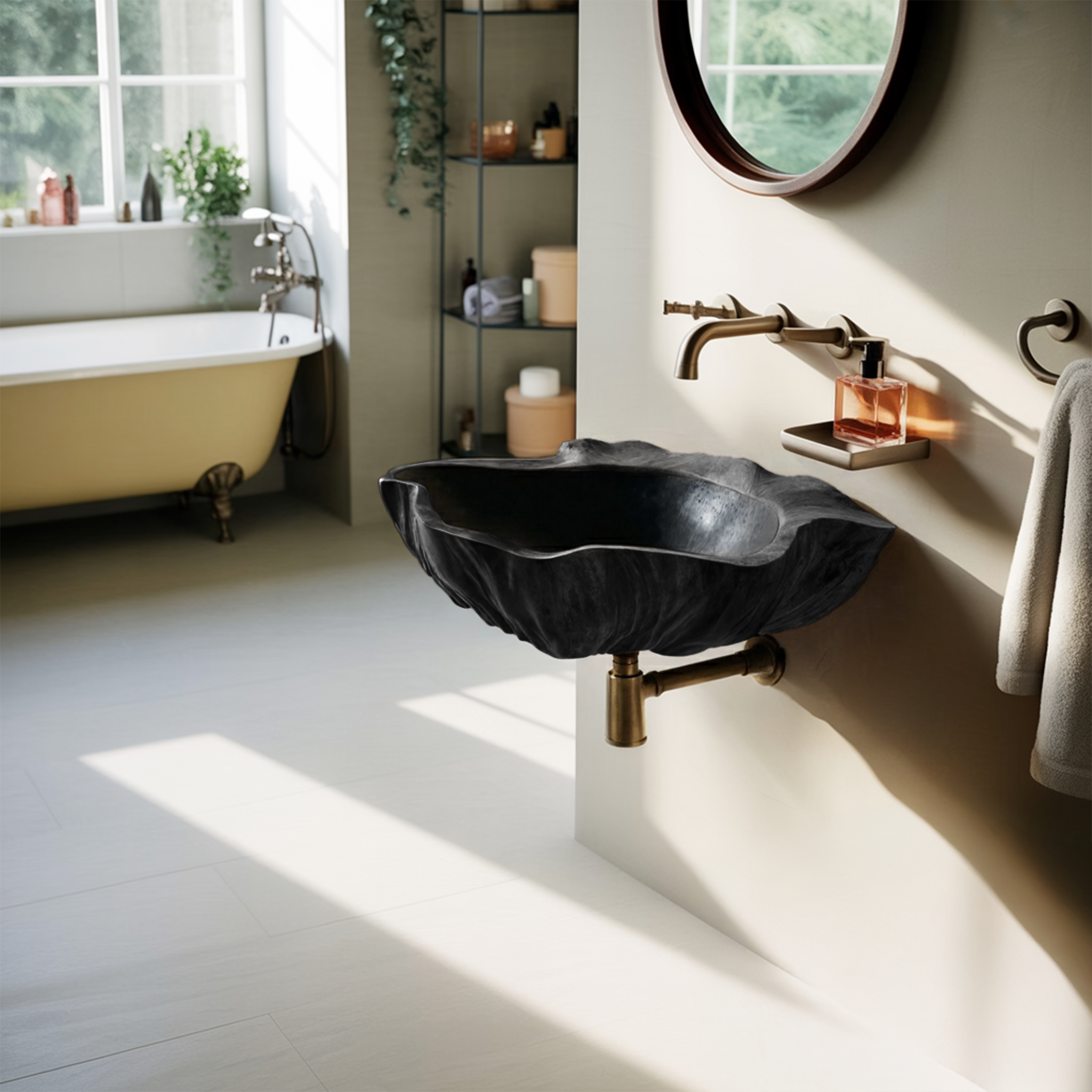 Modern Wall Mounted Wooden Bathroom Sink For Sleek Bathroom Furniture SILDTTNVS080