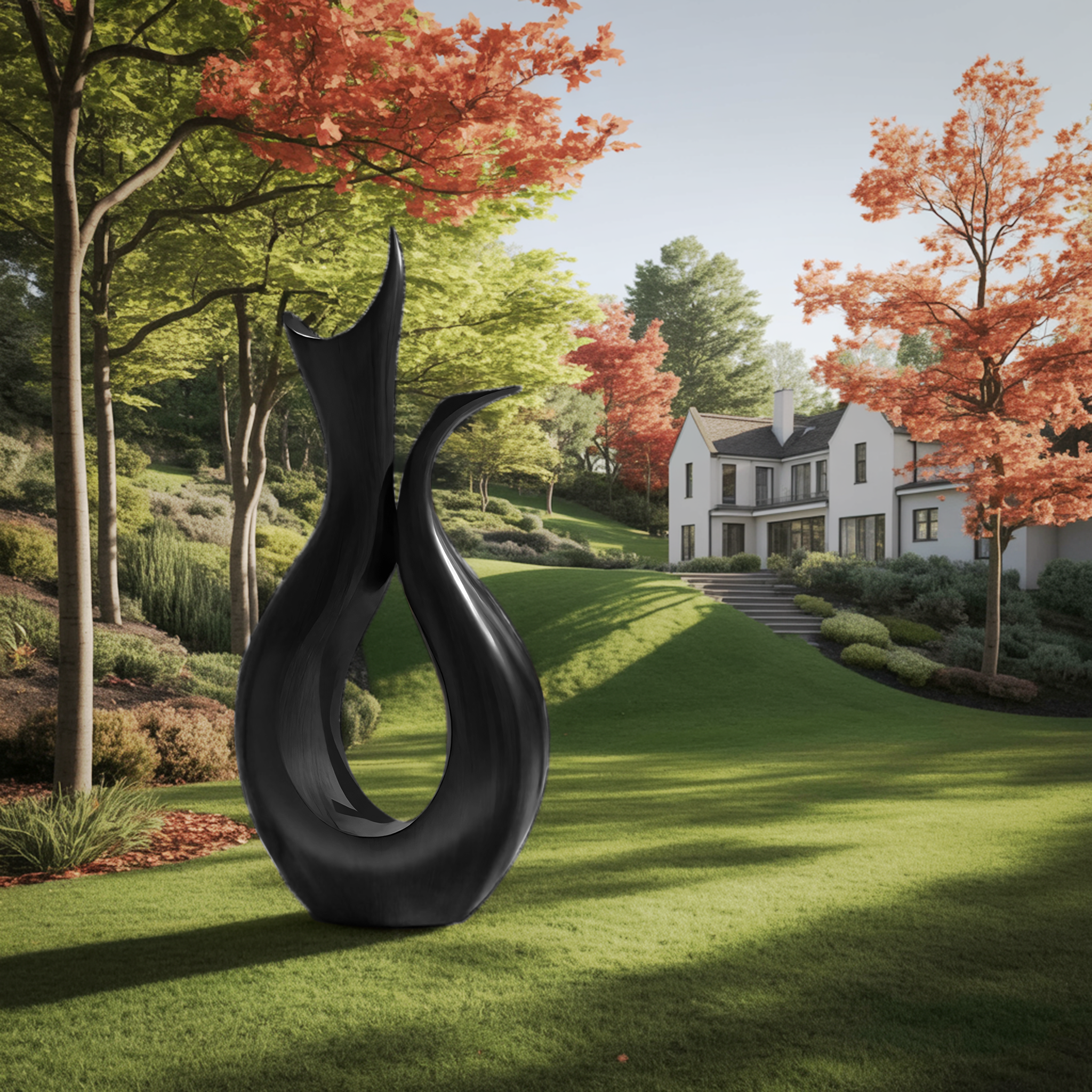Farmhouse Abstract Sculpture For Furniture Rustic Decor SILDTTNAS008