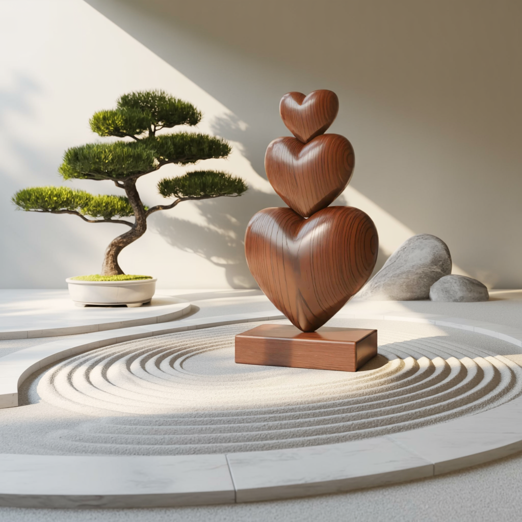Handcrafted Wooden Sculpture For Furniture Unique Display SILDTTRAS018
