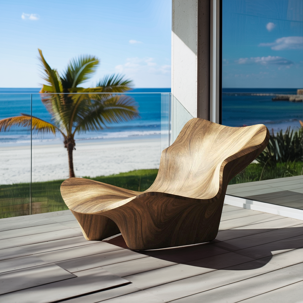 Farmhouse Accent Chair For Outdoor Seating Area SILDTTNACC004
