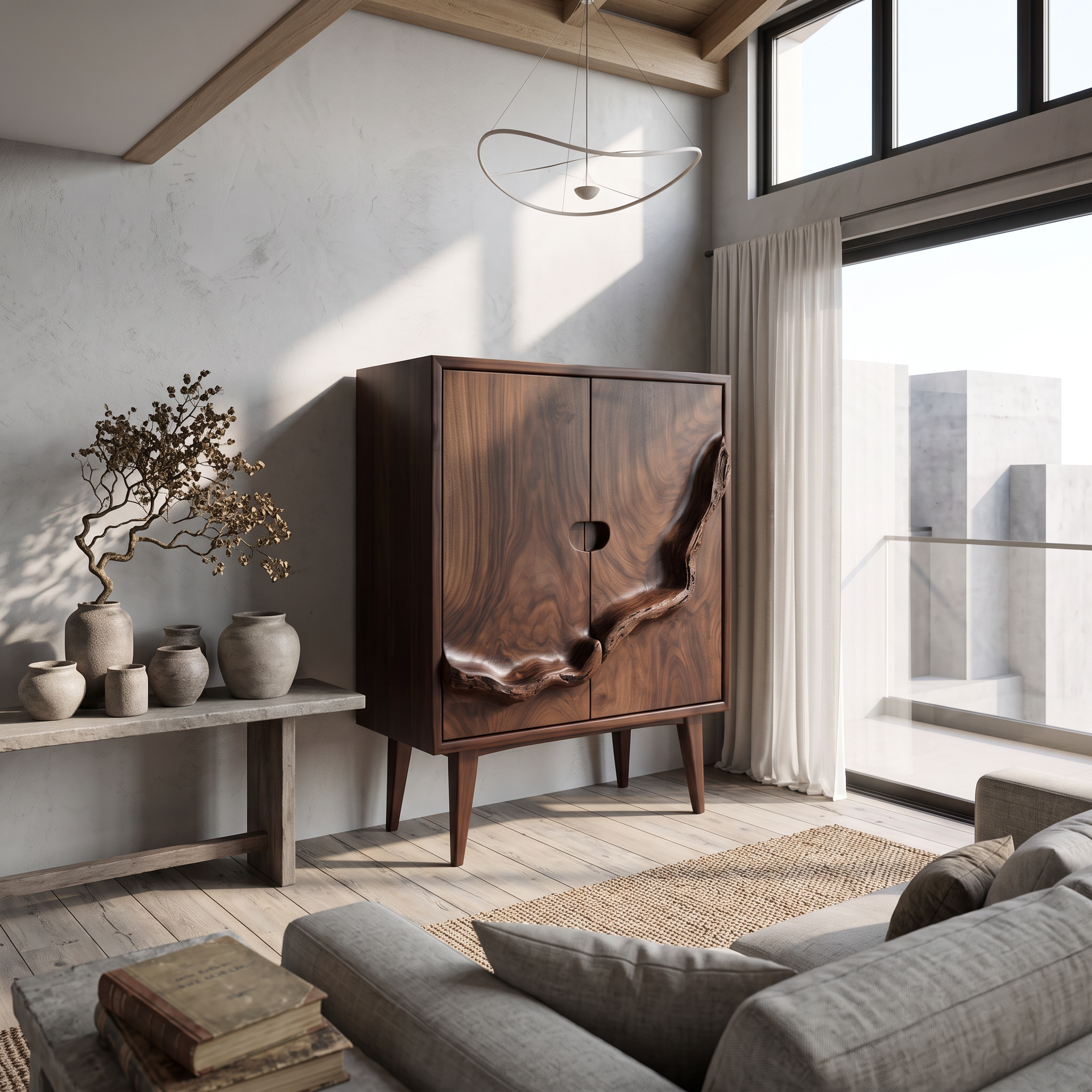 Rustic Artisan Cabinet Living Room And Bedroom SINLSASC346