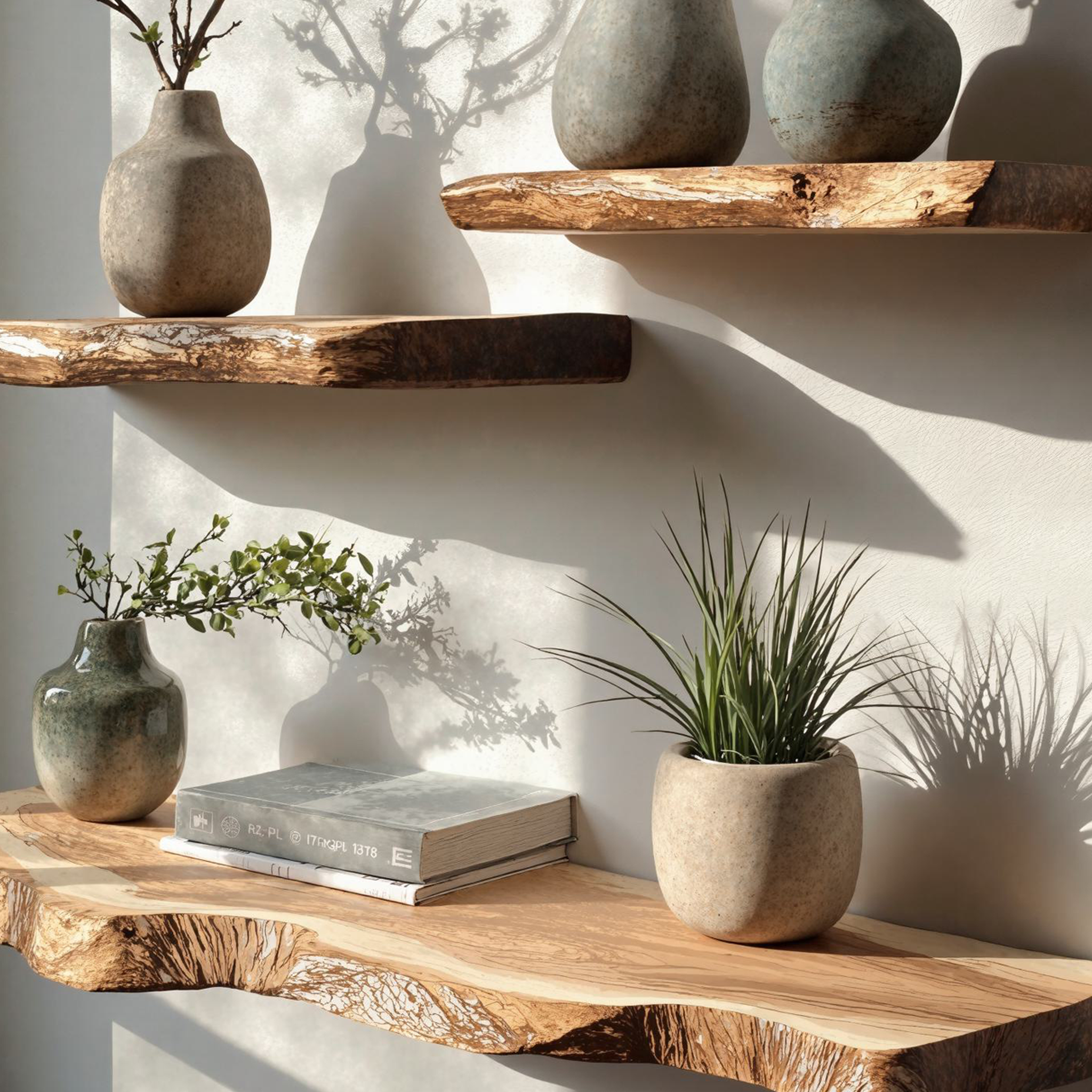 Handcrafted Wall Shelf Floating Edge Shelf Home Decor SILDTFL118