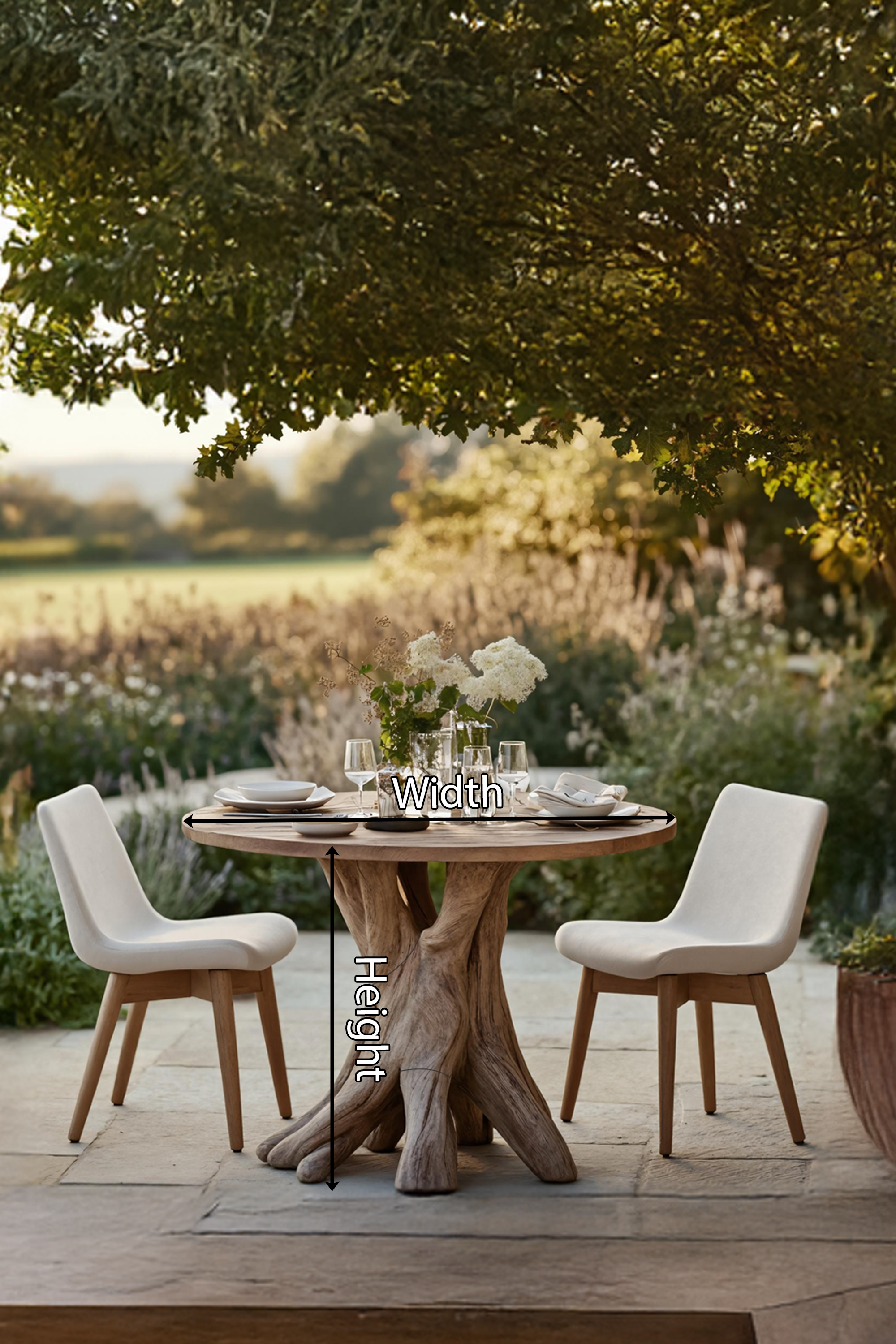 Rustic Wood Table For Charming Furniture Decor SILDTTNDN009