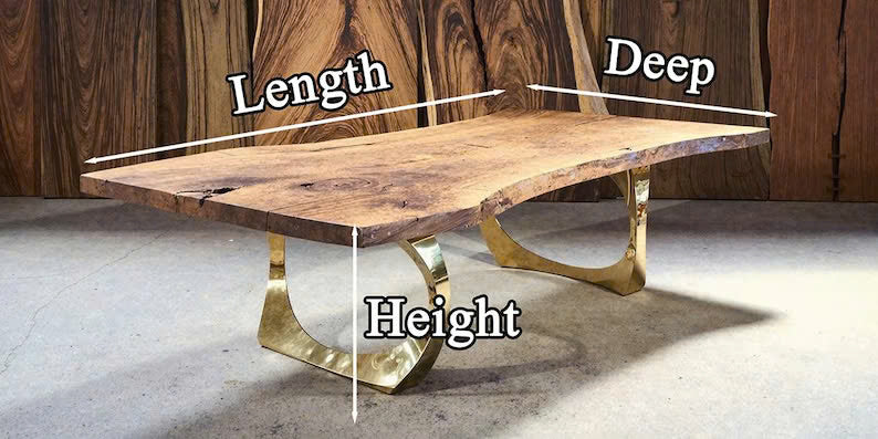 Farmhouse Solid Wood Table Rustic Decor Room Christmas Gift SINLDT001