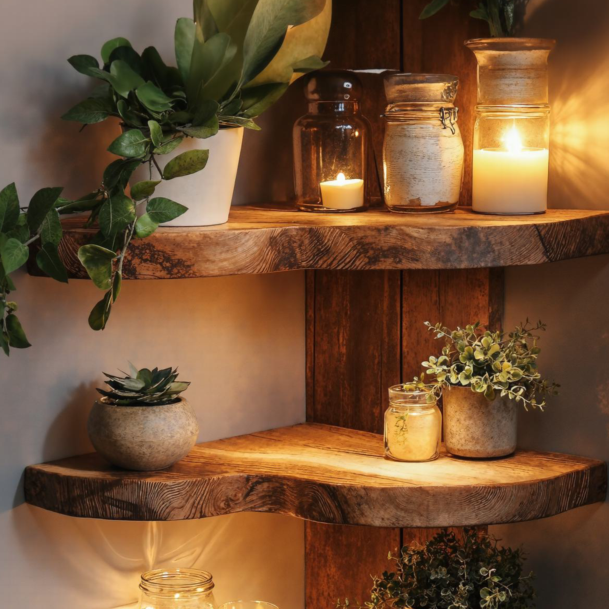 Custom Size Live Edge Wood For Livingroom SINLCN008