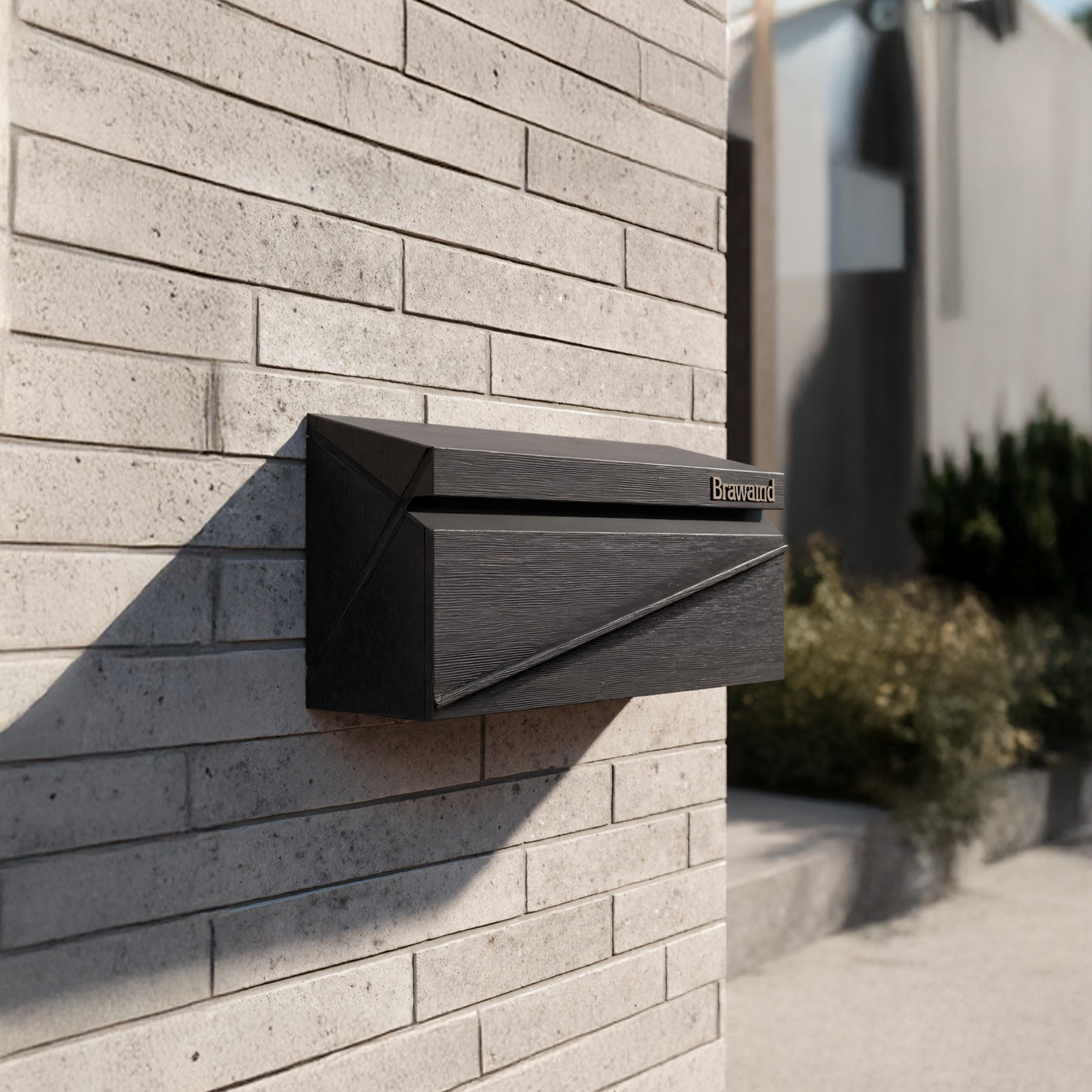 Handcrafted Wooden Sculpture Mailbox For Outdoor Rustic Garden Decor SILDTTRMB023