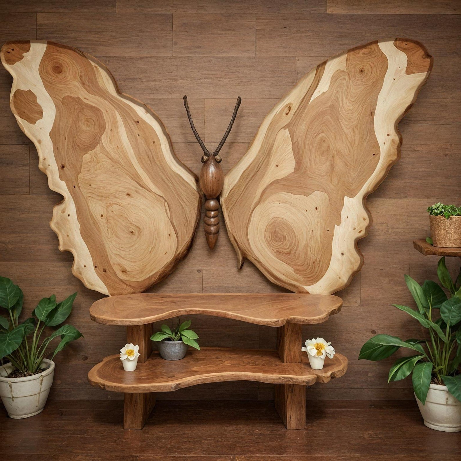 Bohemian Boho Lifestyle Wooden Butterfly Shaped Wall Art For Home Decor And Unique Gift Ideas SITHWA001