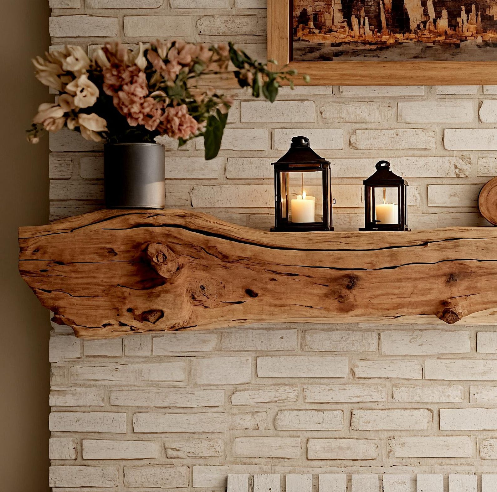 Rustic Interior Design Fireplace Wood Paneling In Living Room And Family Room SITHFS001