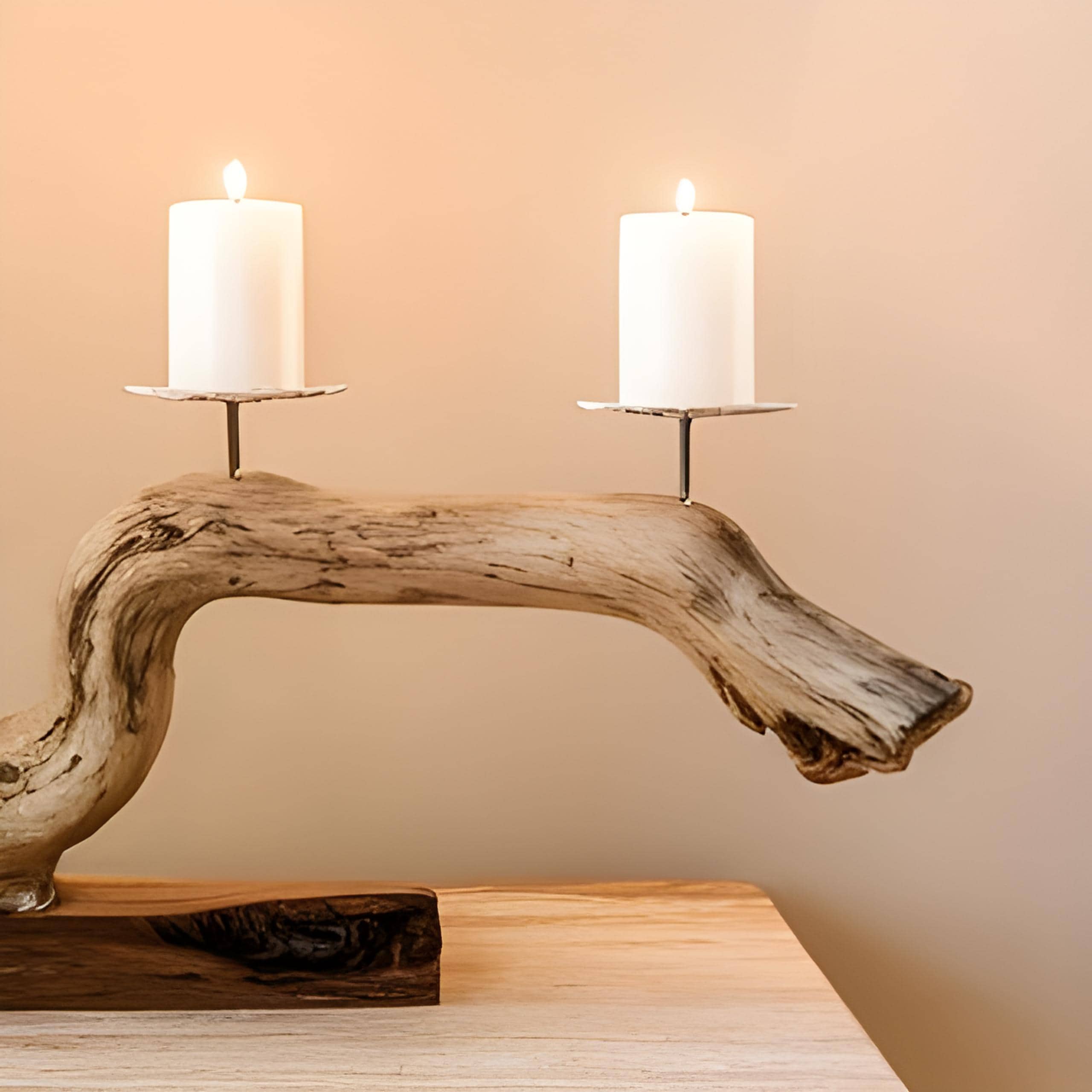 Rustic Candle Holder And Serene Illumination For Home Decor And Farmhouse Interiors SITHCDH001