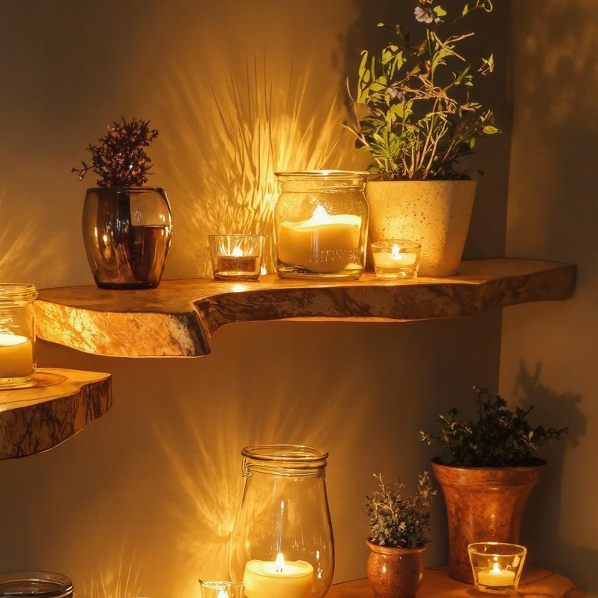 Floating Shelf Corner Wall Housewarming Gift SINLFL051