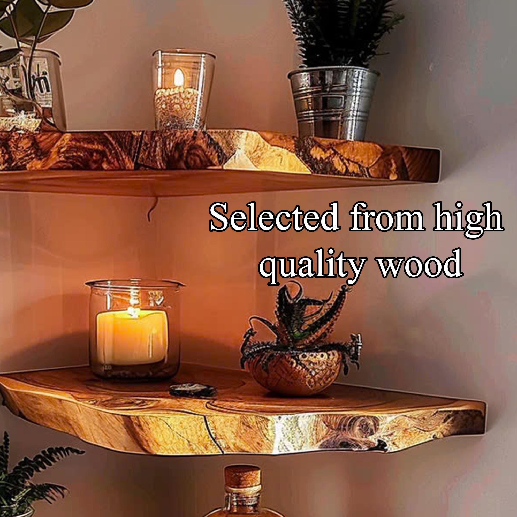 Floating Shelf Mid Century Bookcase SINLCN012