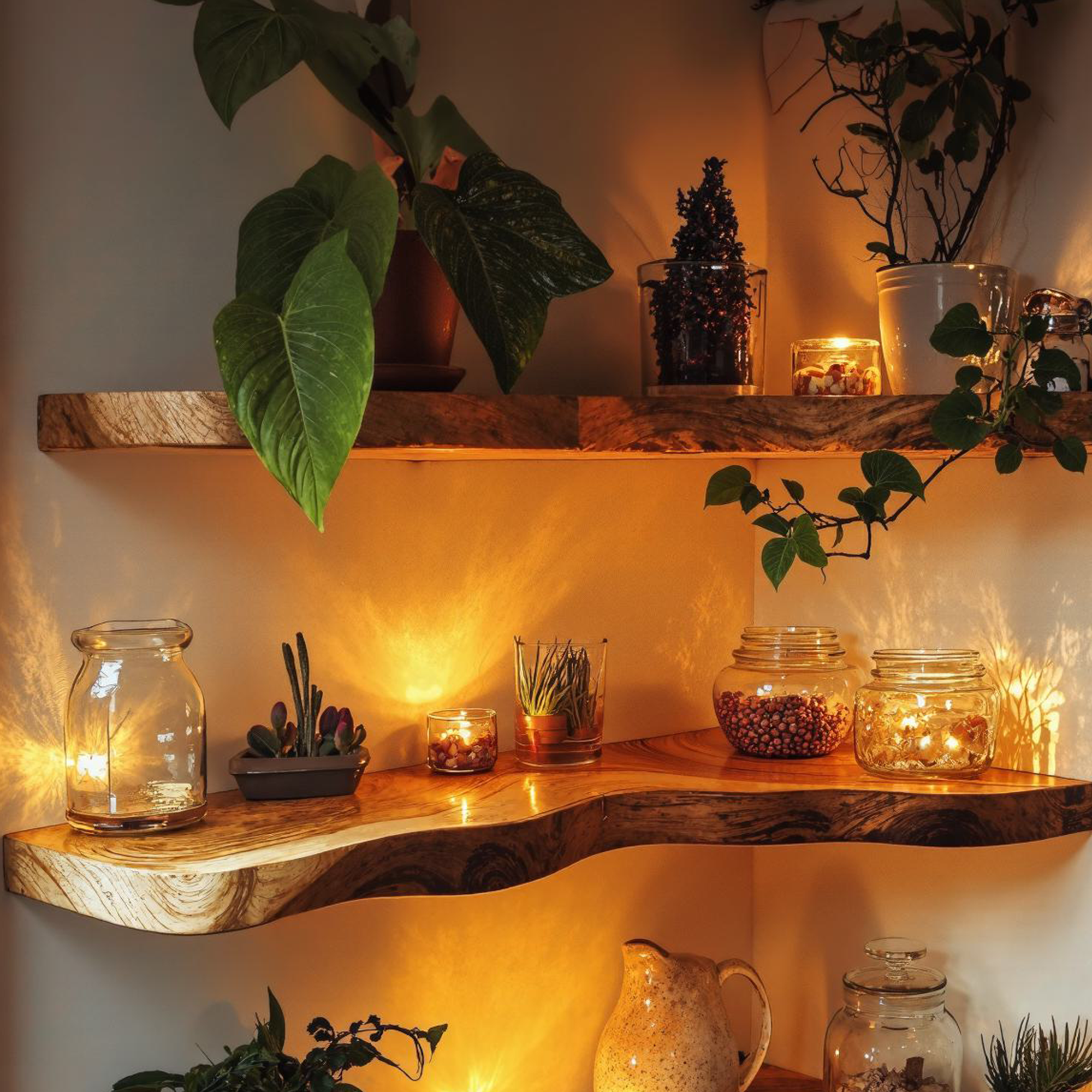 Floating Shelf Wall Wood Home Decor For Christmas SINLFL050