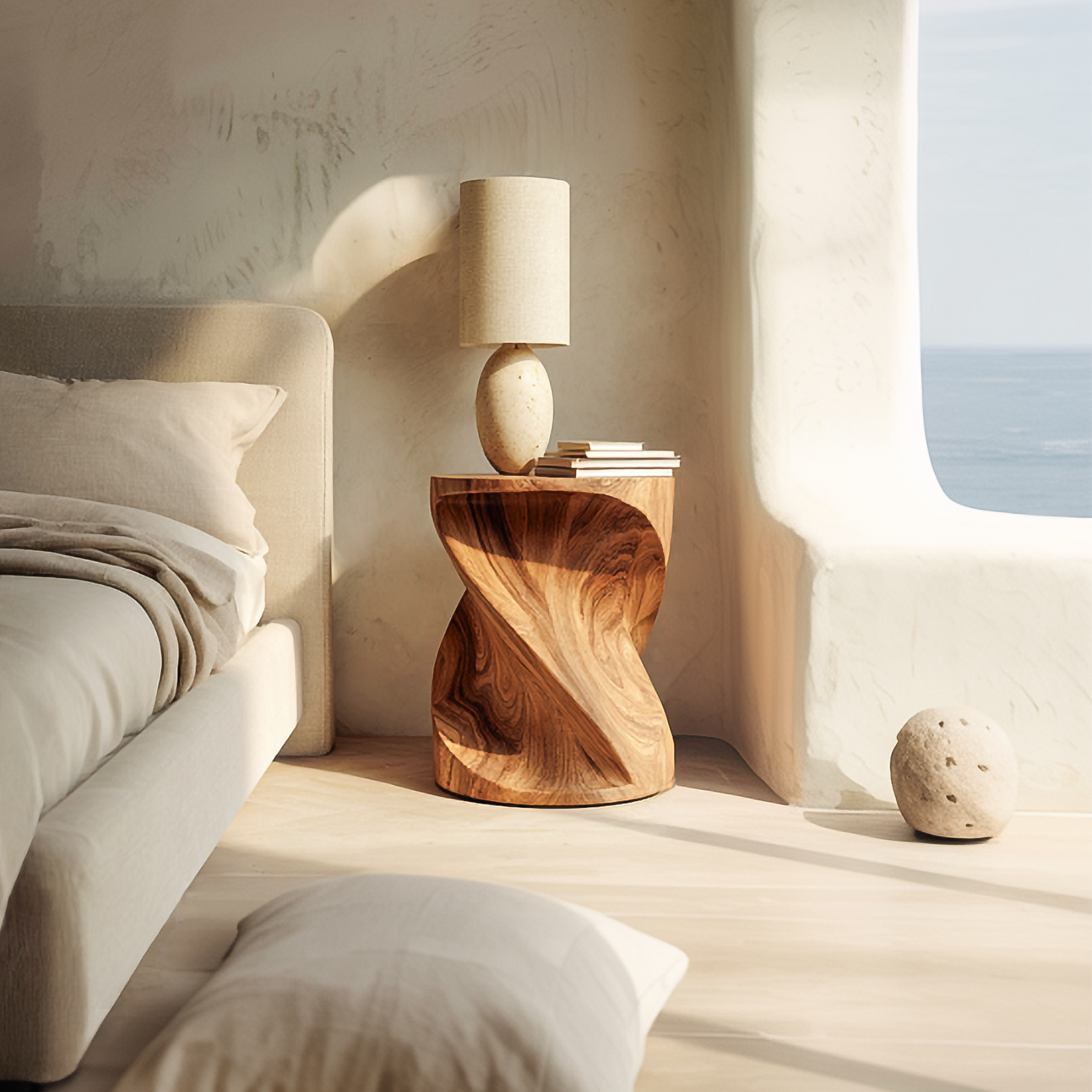 Mid Century Nightstand For Bedroom And Guest Room SINLSABT229