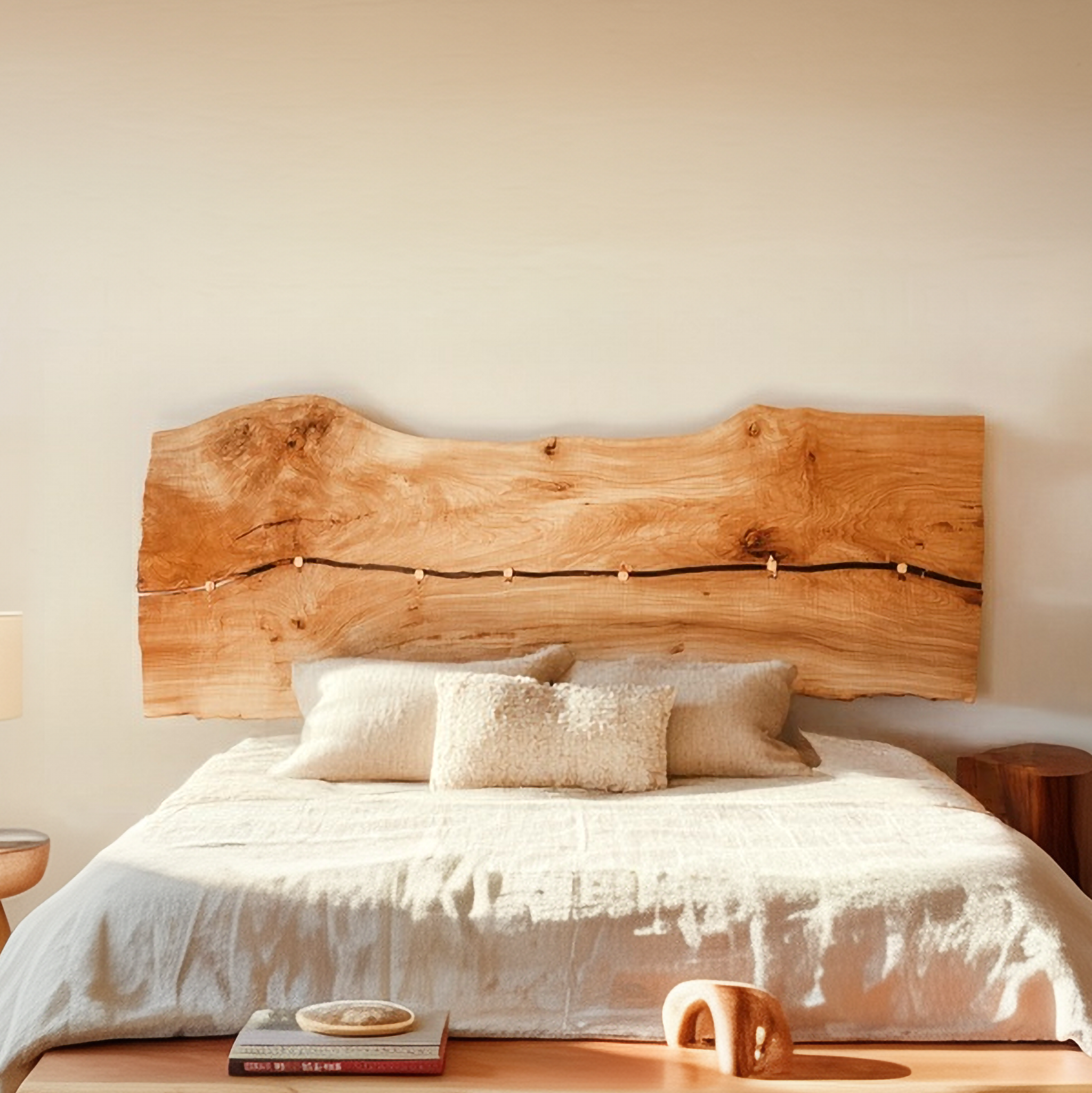 Rustic Wall Mounted Headboard For Bedroom And Home Space SINLSADH028