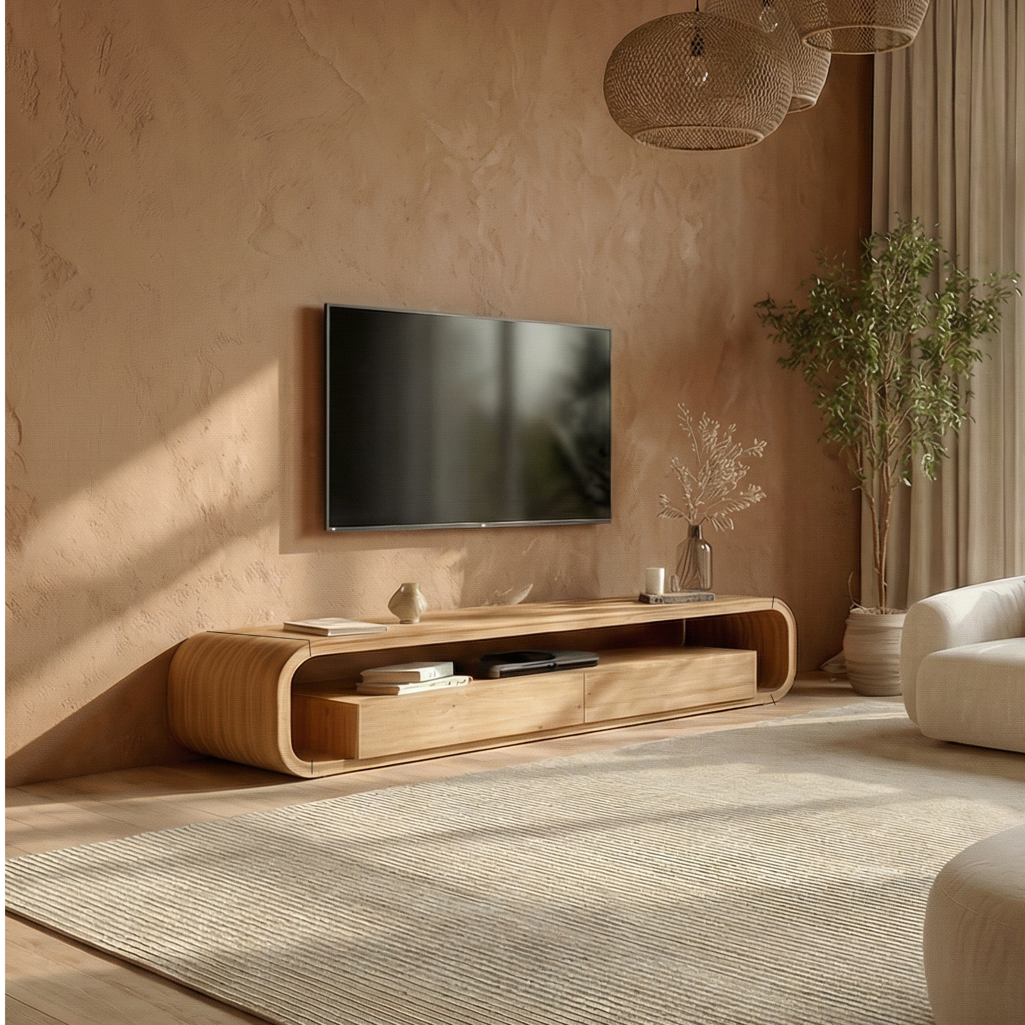 Modern Decorative TV Console For Living Room And Lounge Space SINLSASC504