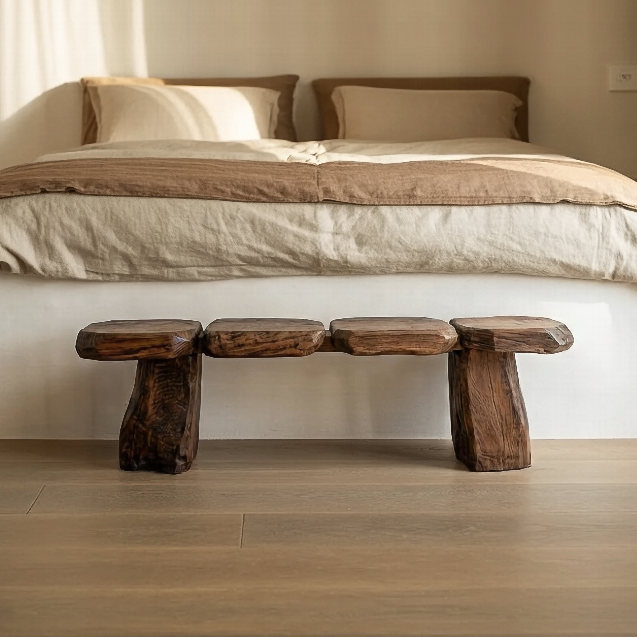 Mid Century Accent Bench For Bedroom Or Living Room SINLSARS071