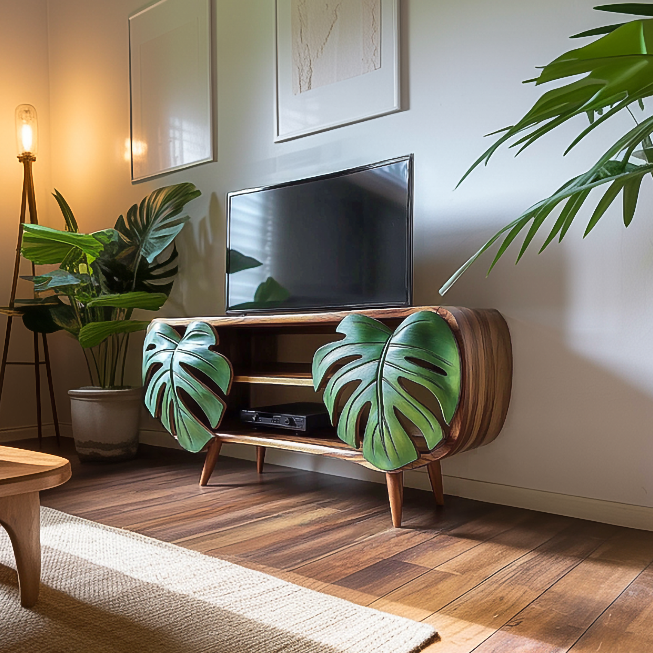 Mid Century TV Cabinet Living Room Decor SINLSASC329