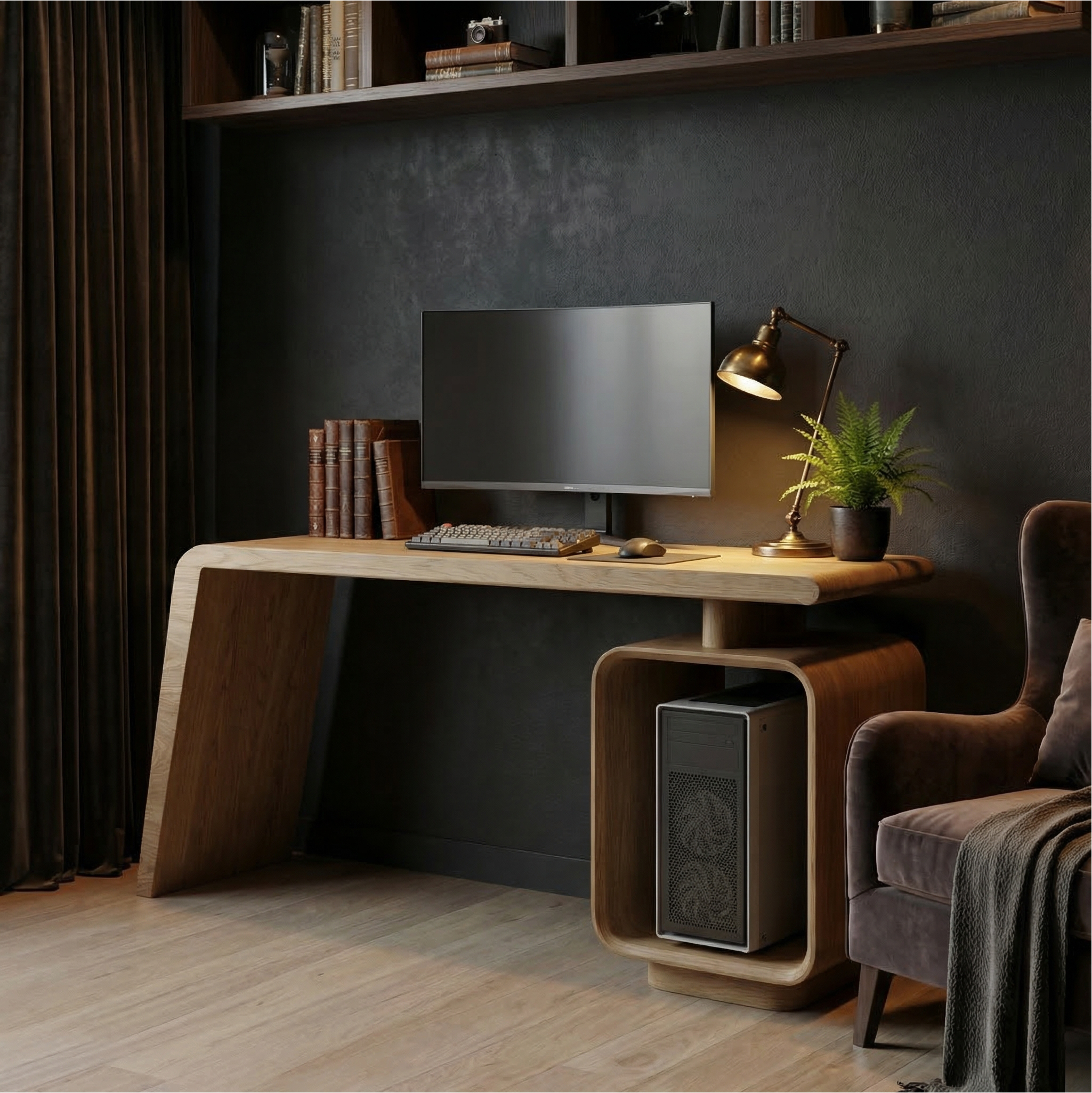 Modern Work Desk For Home Office And Study Room SINLSADK095