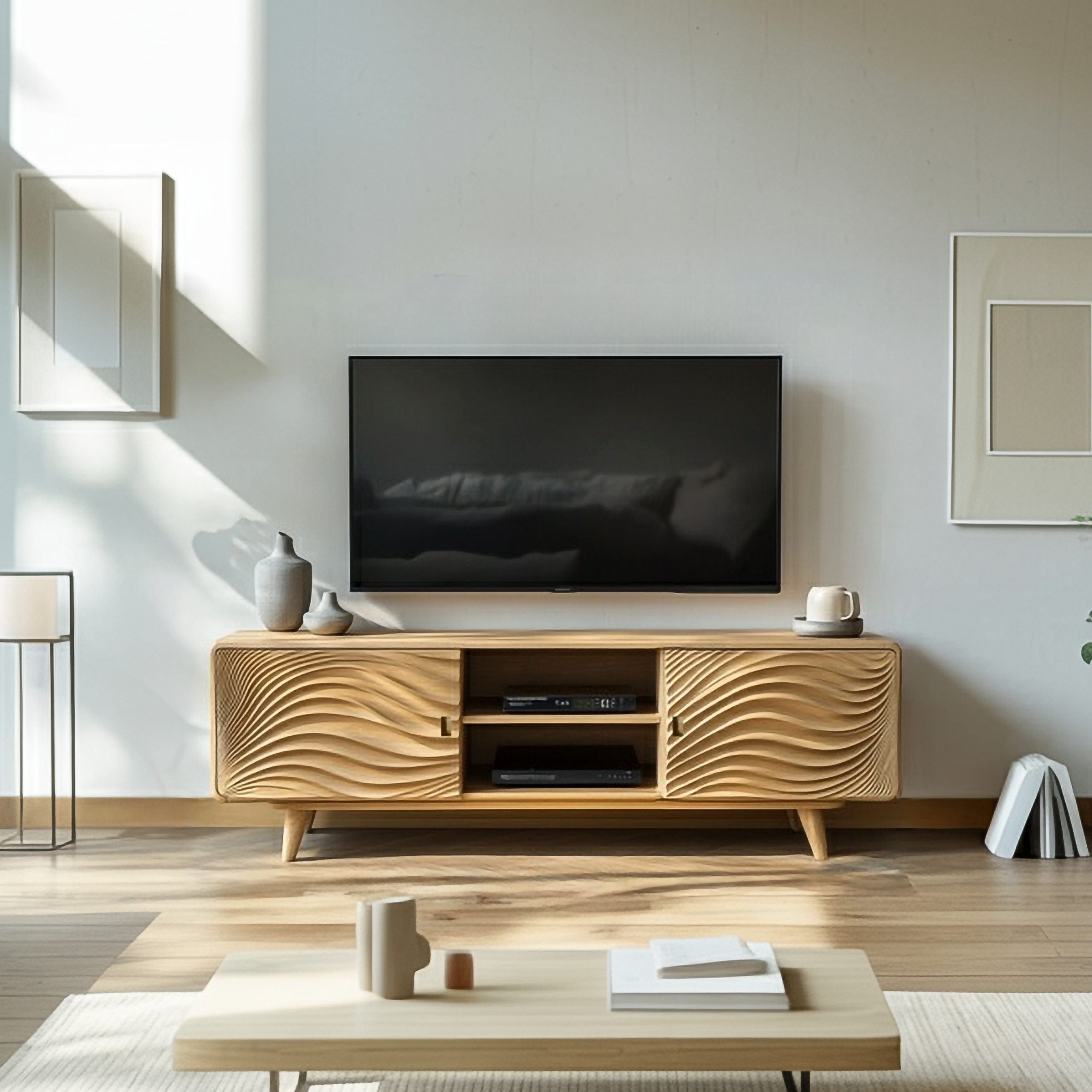 Scandinavian Modern TV Stand Living Room And Morning Room SINLSASC344