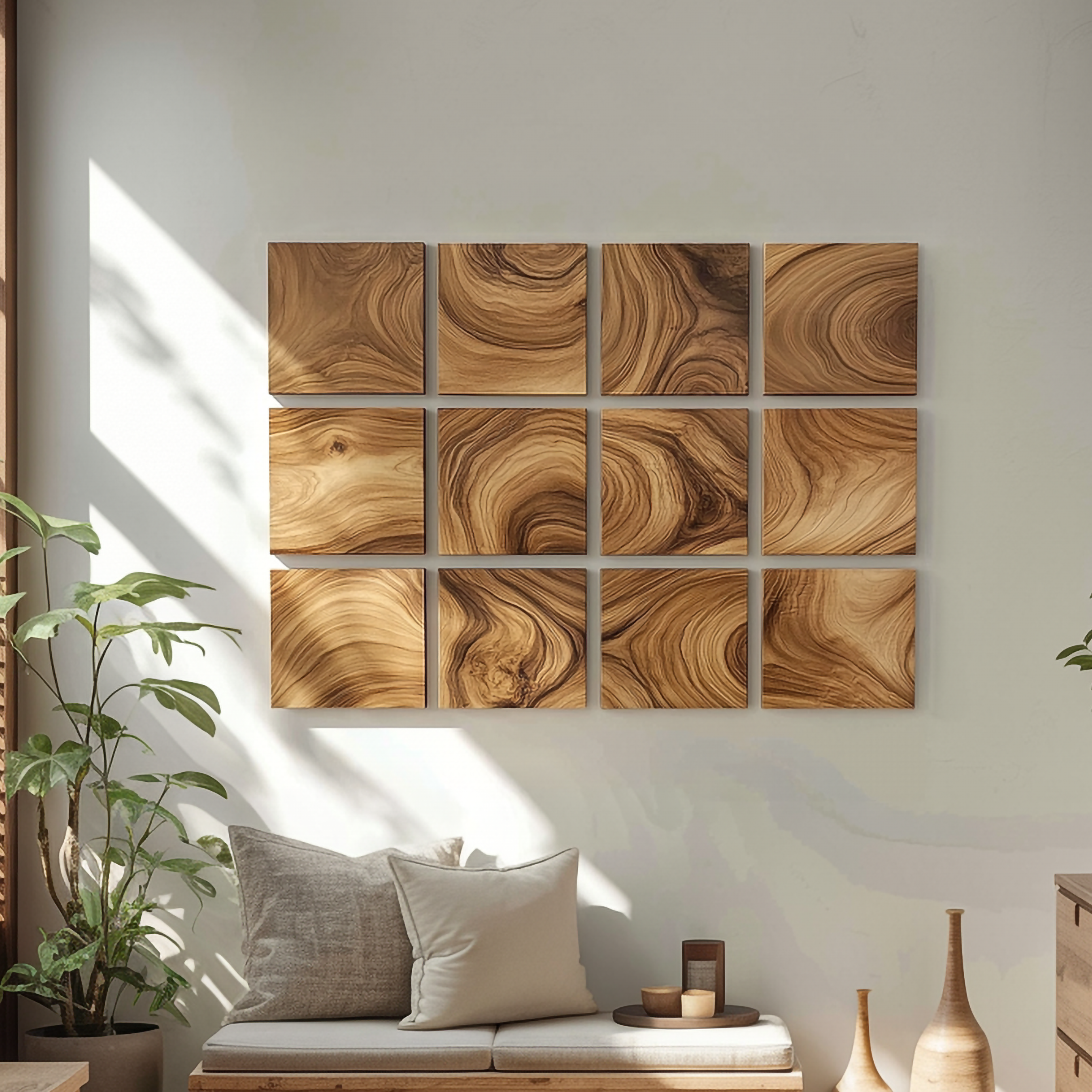 Organic Rustic Wall Art For Living Room And Lounge SINLSAWD015