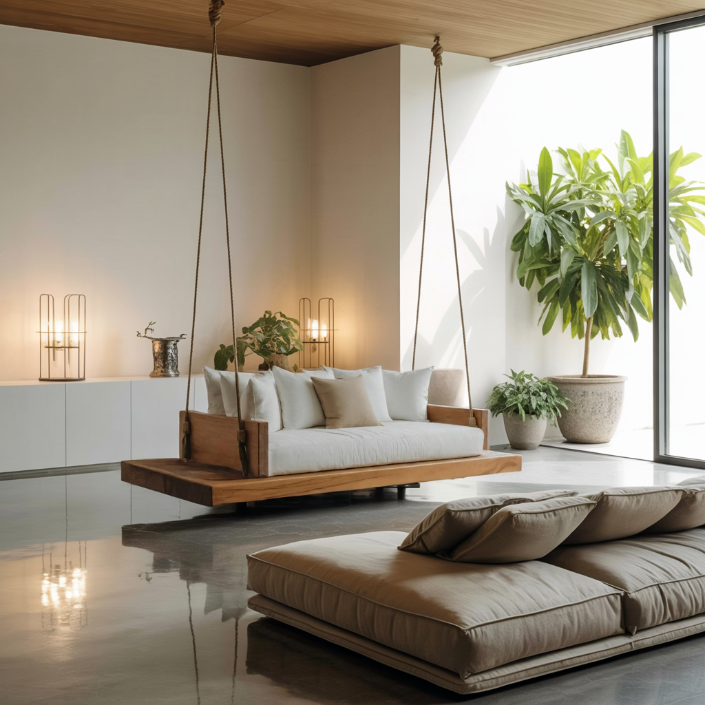 Modern Hanging Ceiling Swing For Living Room Or Studio SITHHNSG001