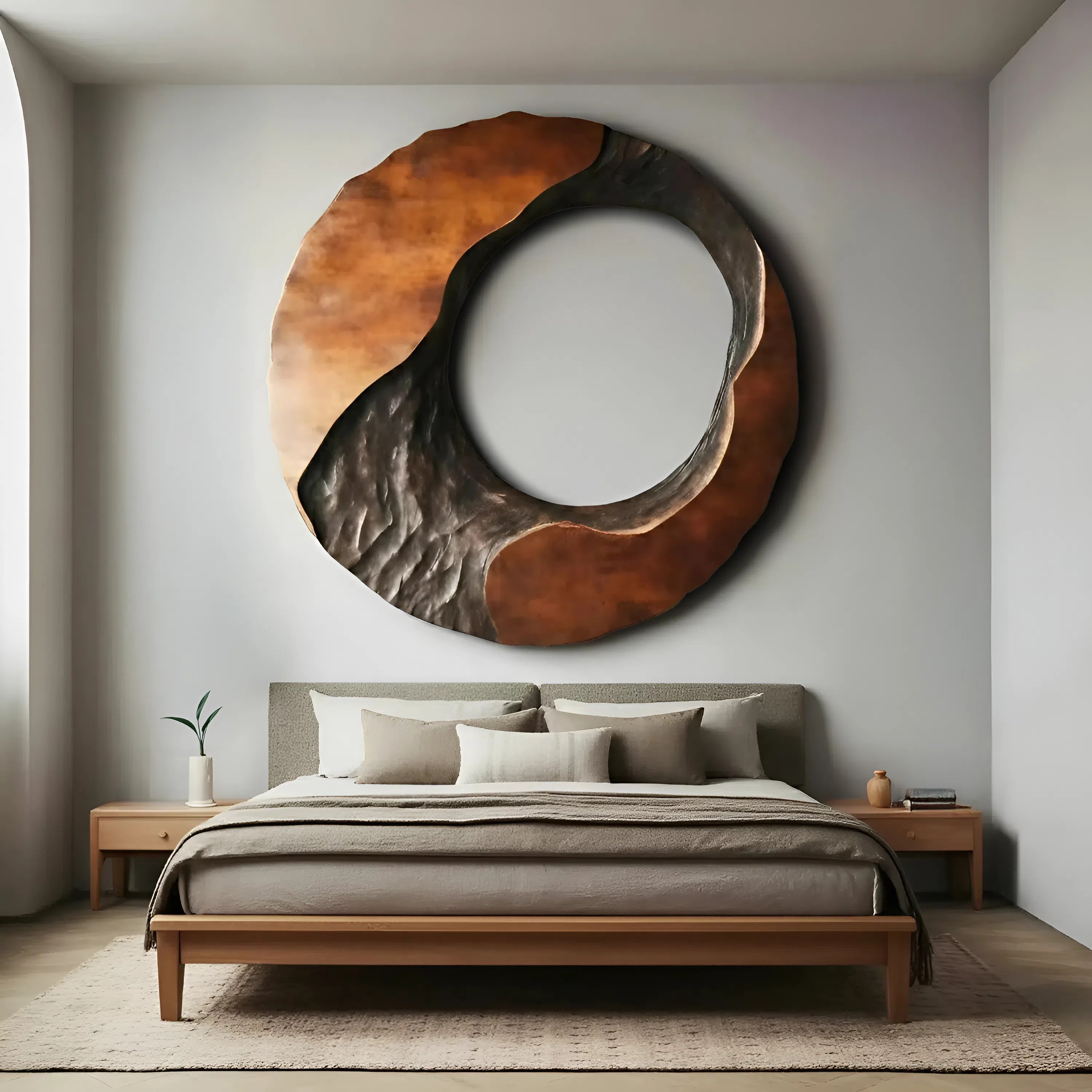 Rustic Live Edge Wall Art Sculpture For Entryway Design Space SILDTTNWA031