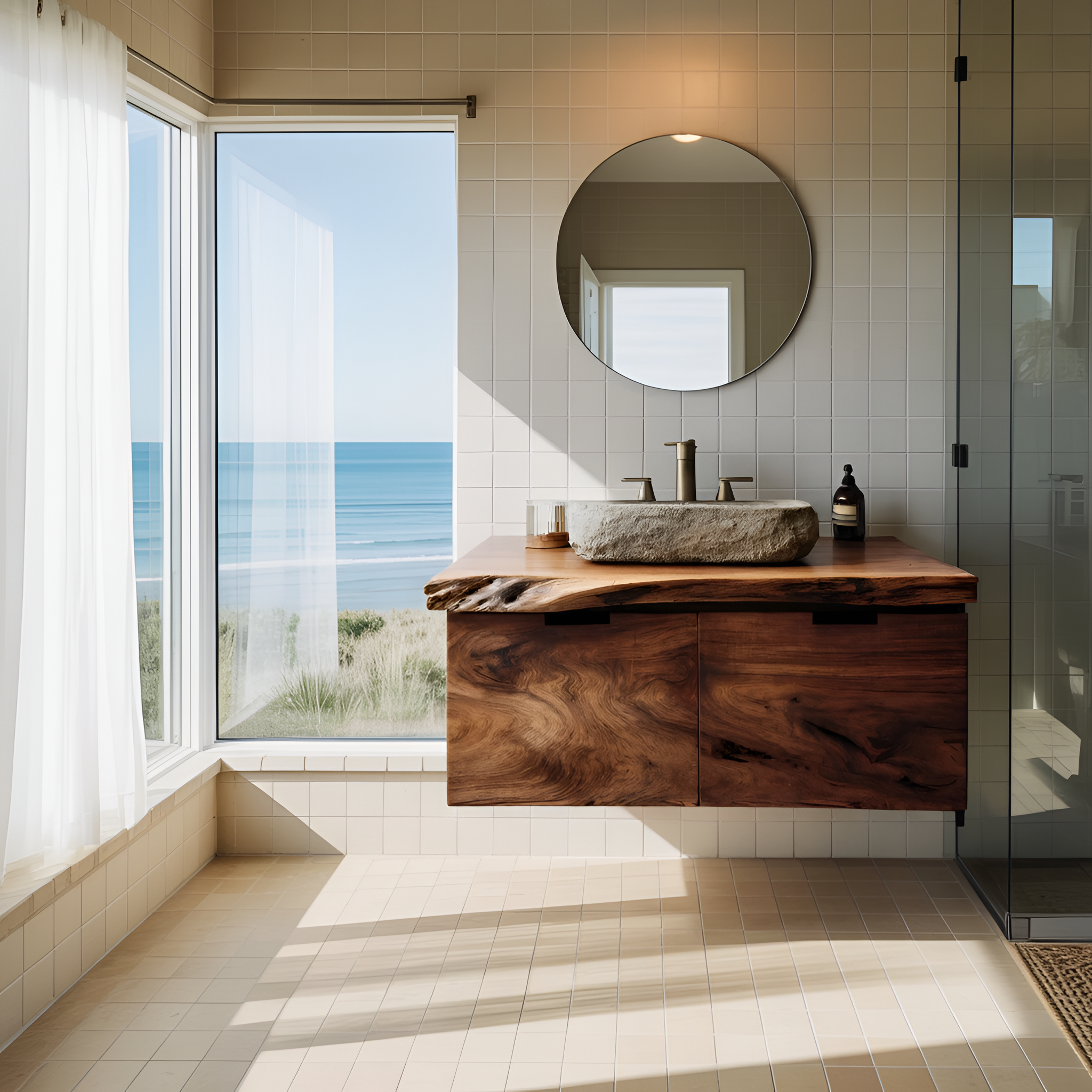 Contemporary Floating Bathroom Vanity For Bathroom RTTHTTBRV004