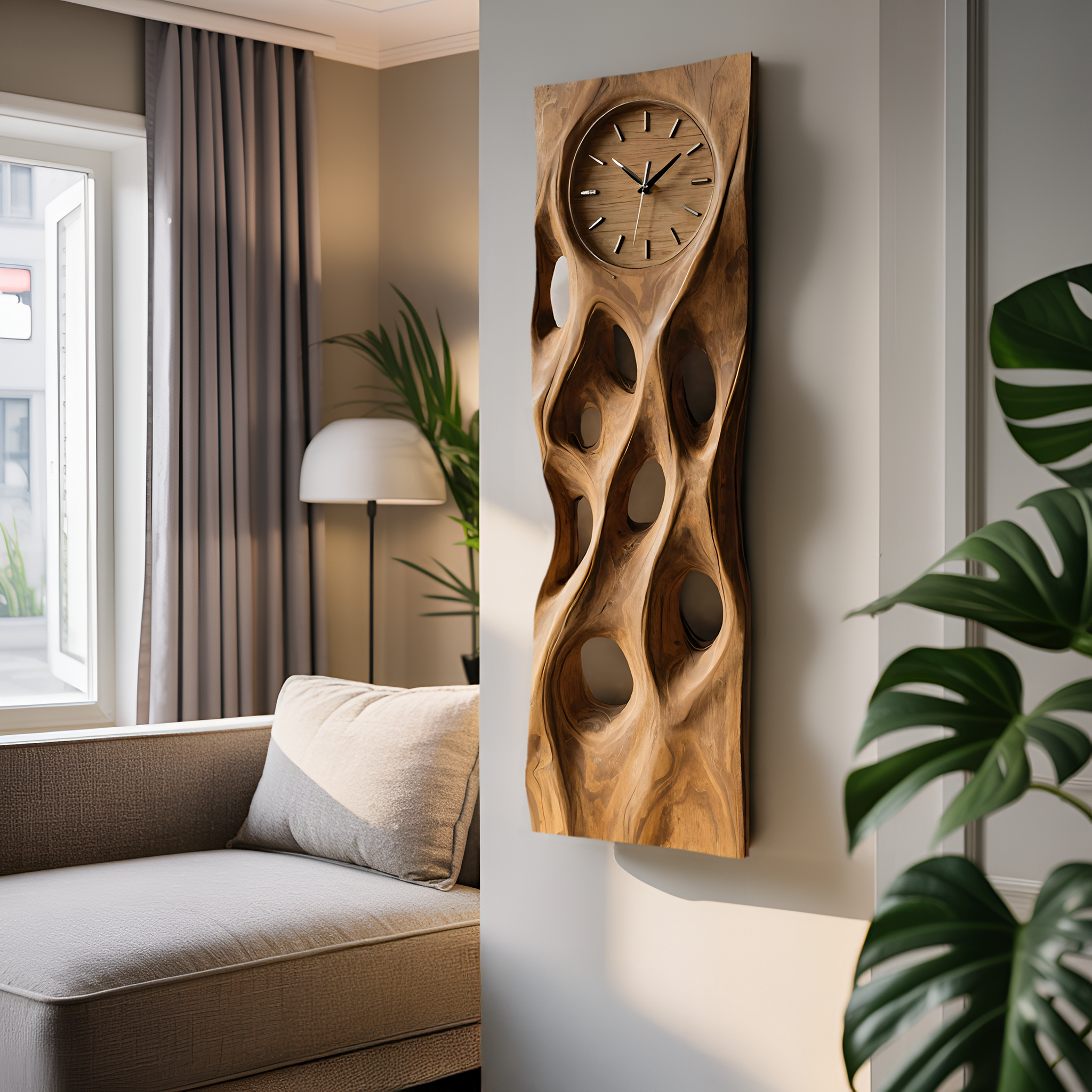 Minimalist Wall Clock For Living Room RTTHHNWAC002