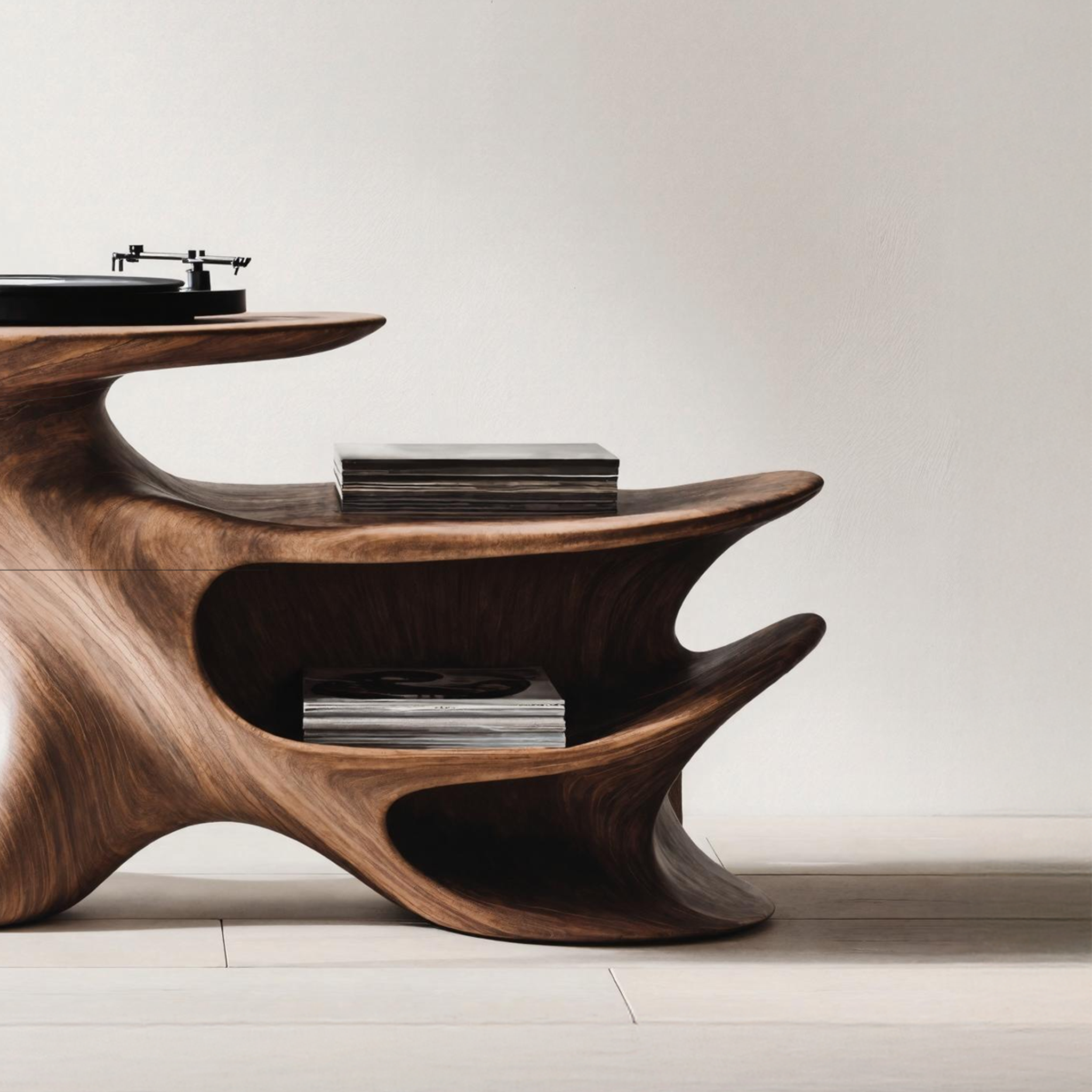 Handcrafted Record Stand Music Lover's Dream SILDTTNRPT005