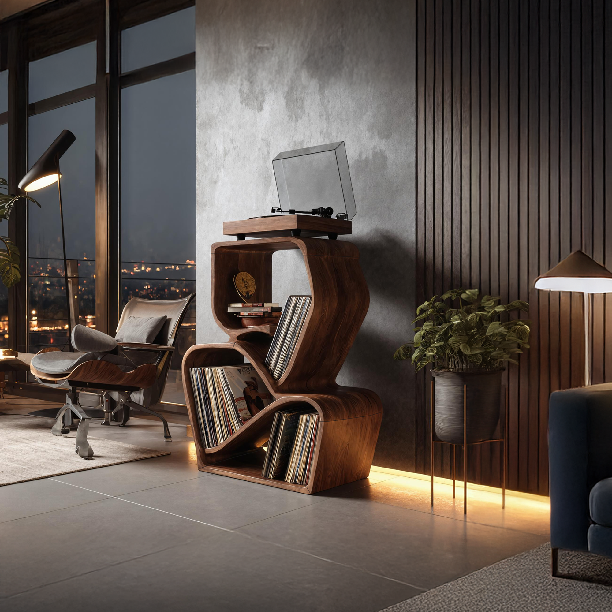 Rustic Media Console With Shelves For Bedroom Decor SILDTTRRPT033