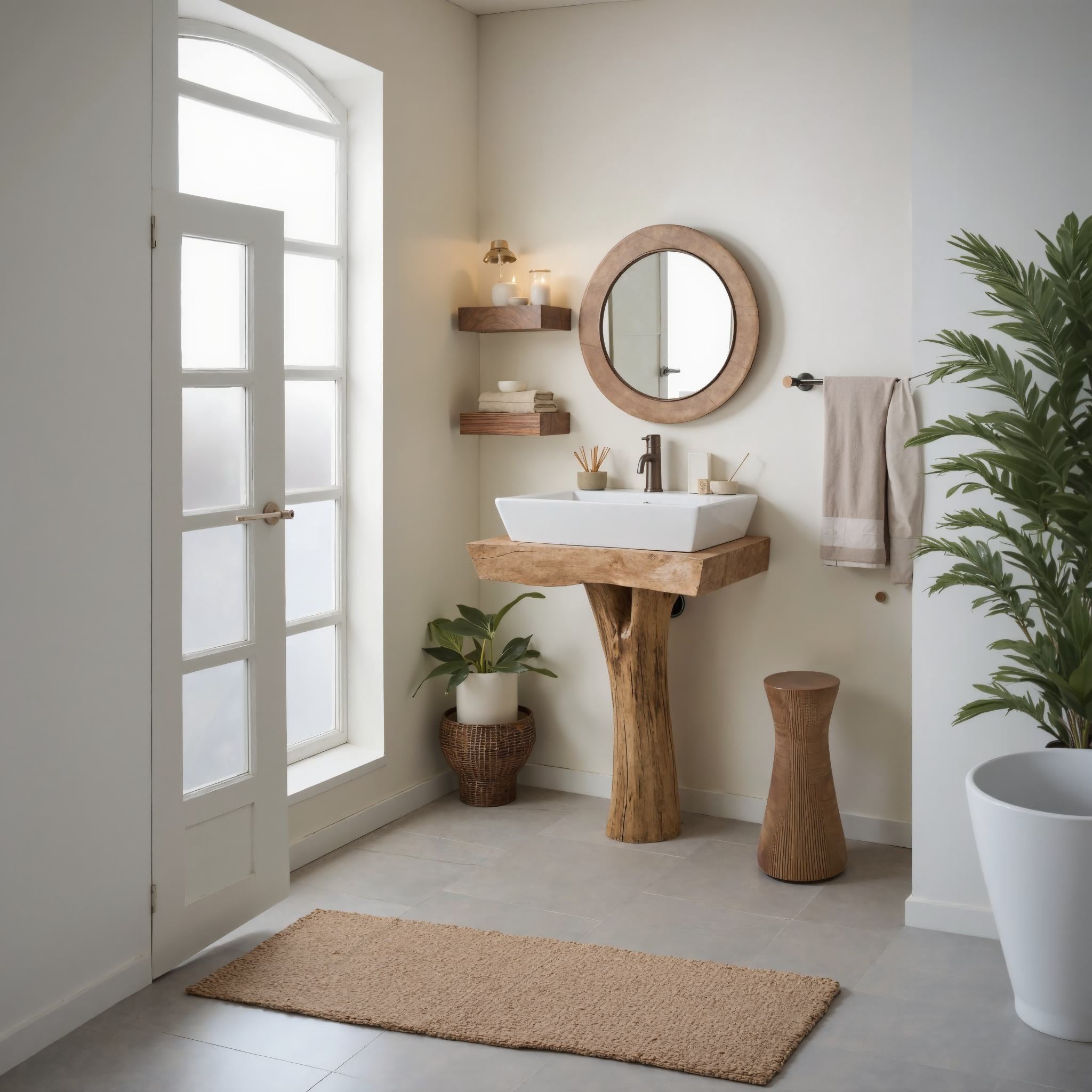 Handcrafted Bathroom Vanity Bathroom SILDTBRV010