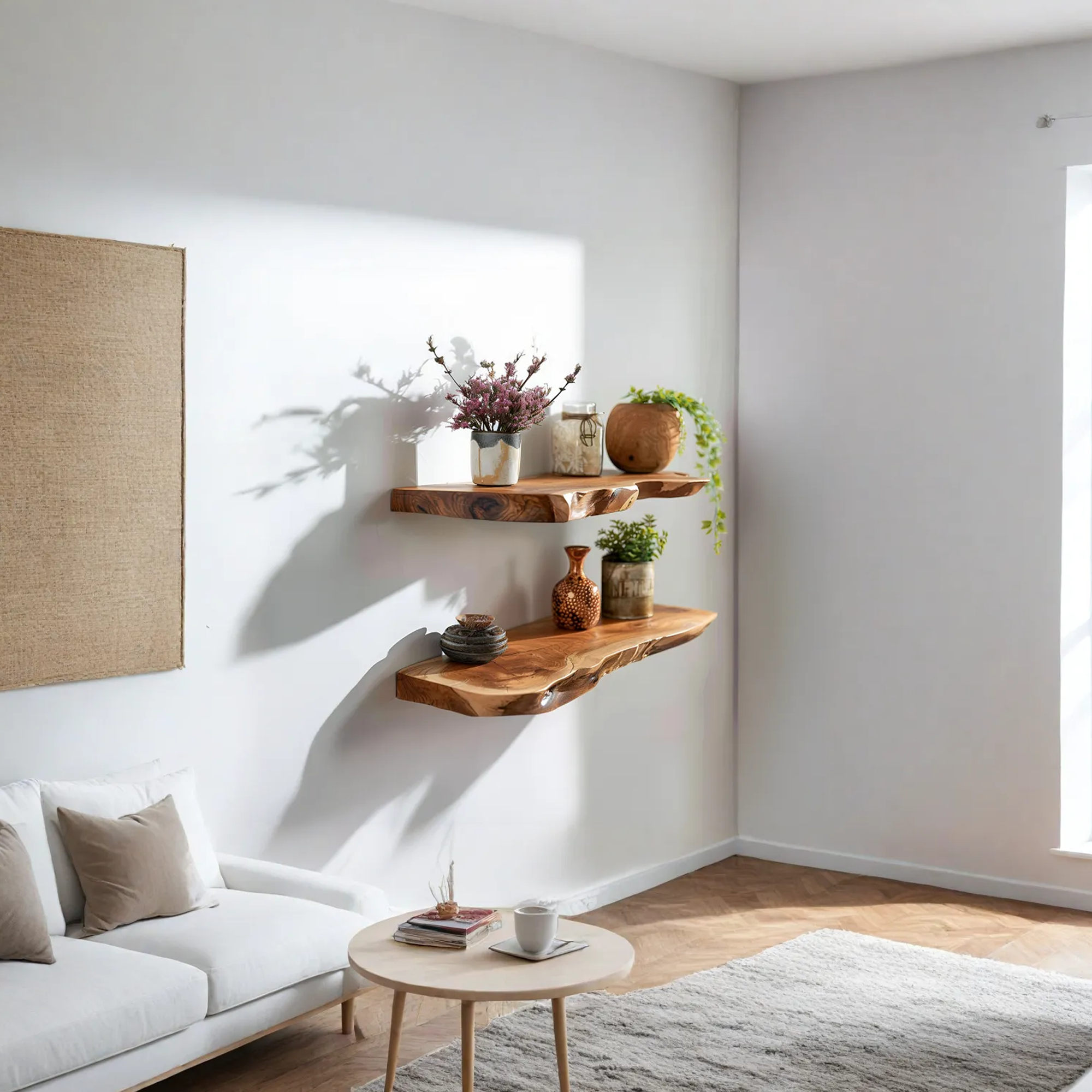 Floating Wall Shelf Handmade And Custom Decor Living Room Gift SINLFL059